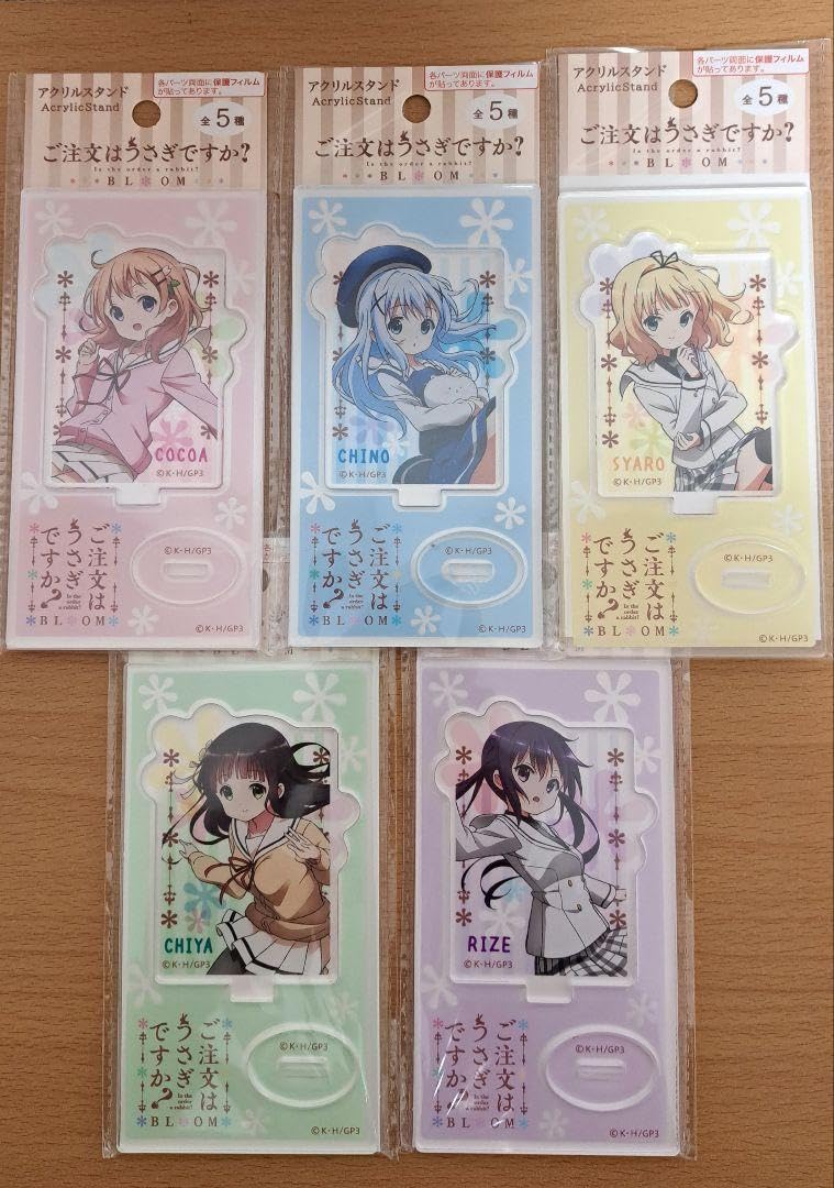 Amazon.co.jp: ごちうさ セリア アクリルスタンド 全5種セット : おもちゃ