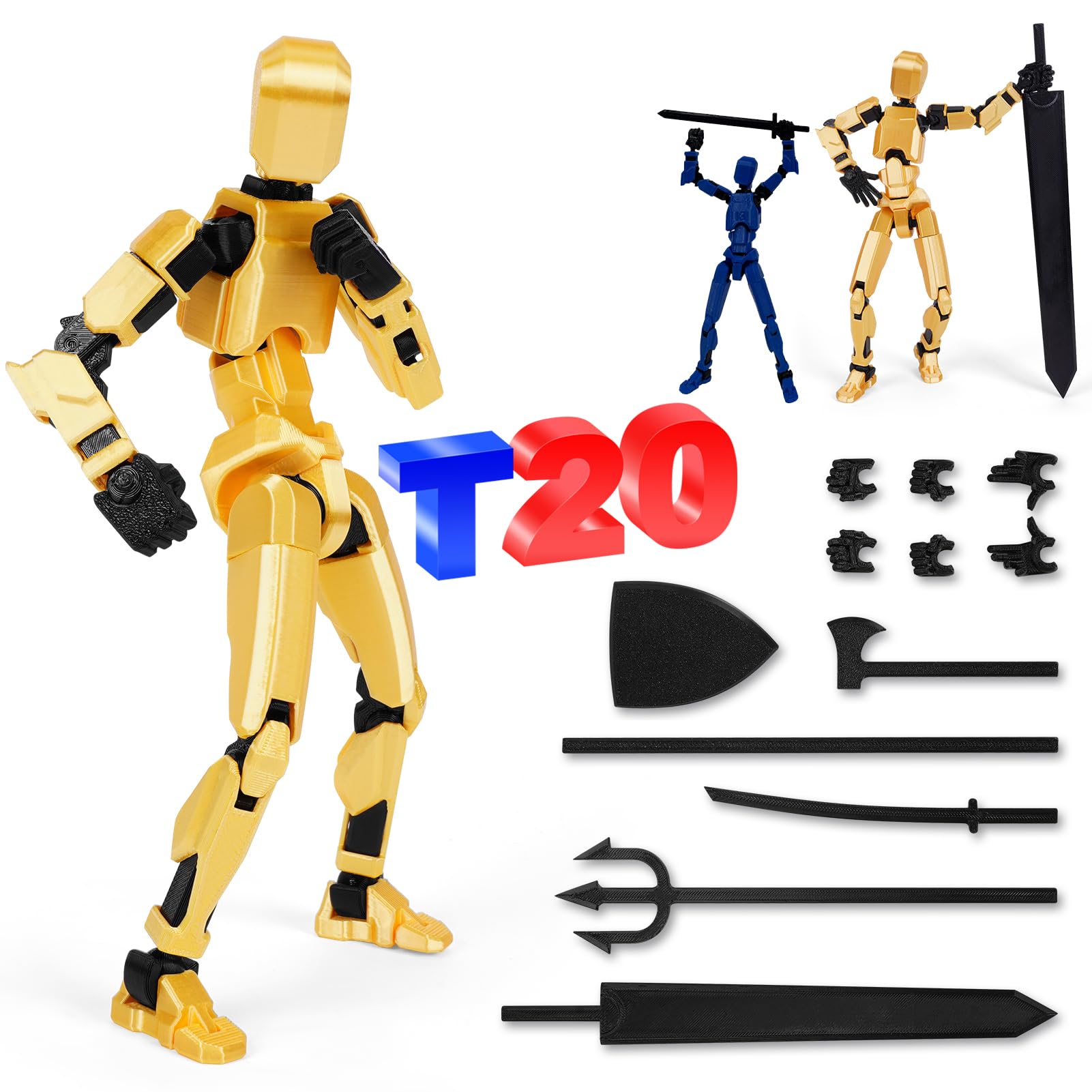 Amazon.co.jp: Gencokok Titan 13 アクションフィギュア T13 20cm/8.1