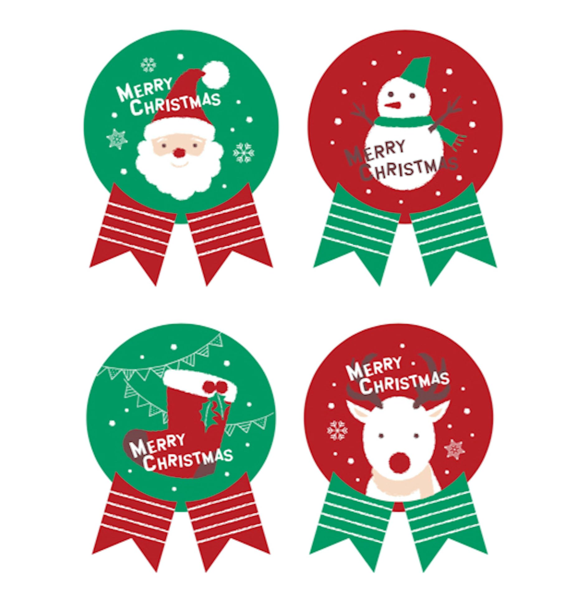 Amazon | Creve Cell クリスマス ギフトシール ギフト