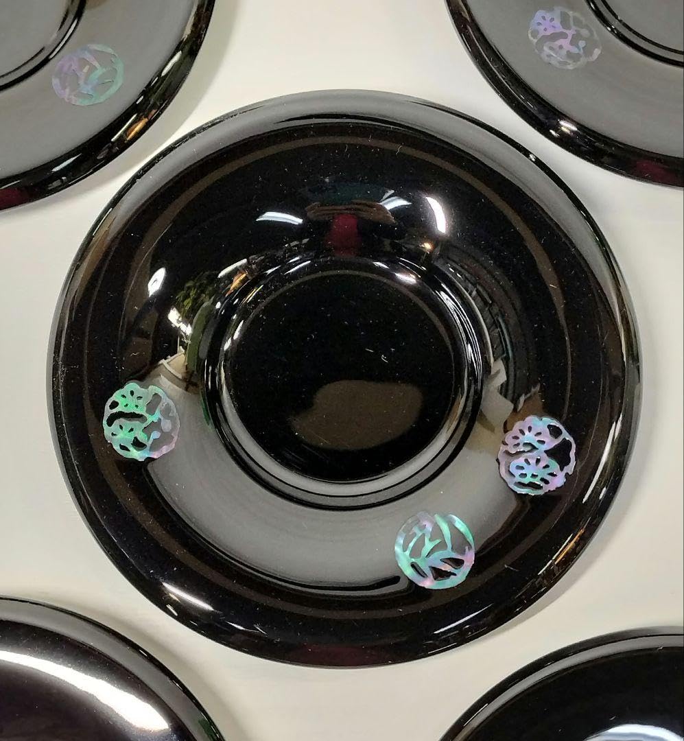 Amazon.co.jp: 琉球漆器 沖縄伝統工芸品 螺鈿細工 茶托 : ホーム＆キッチン