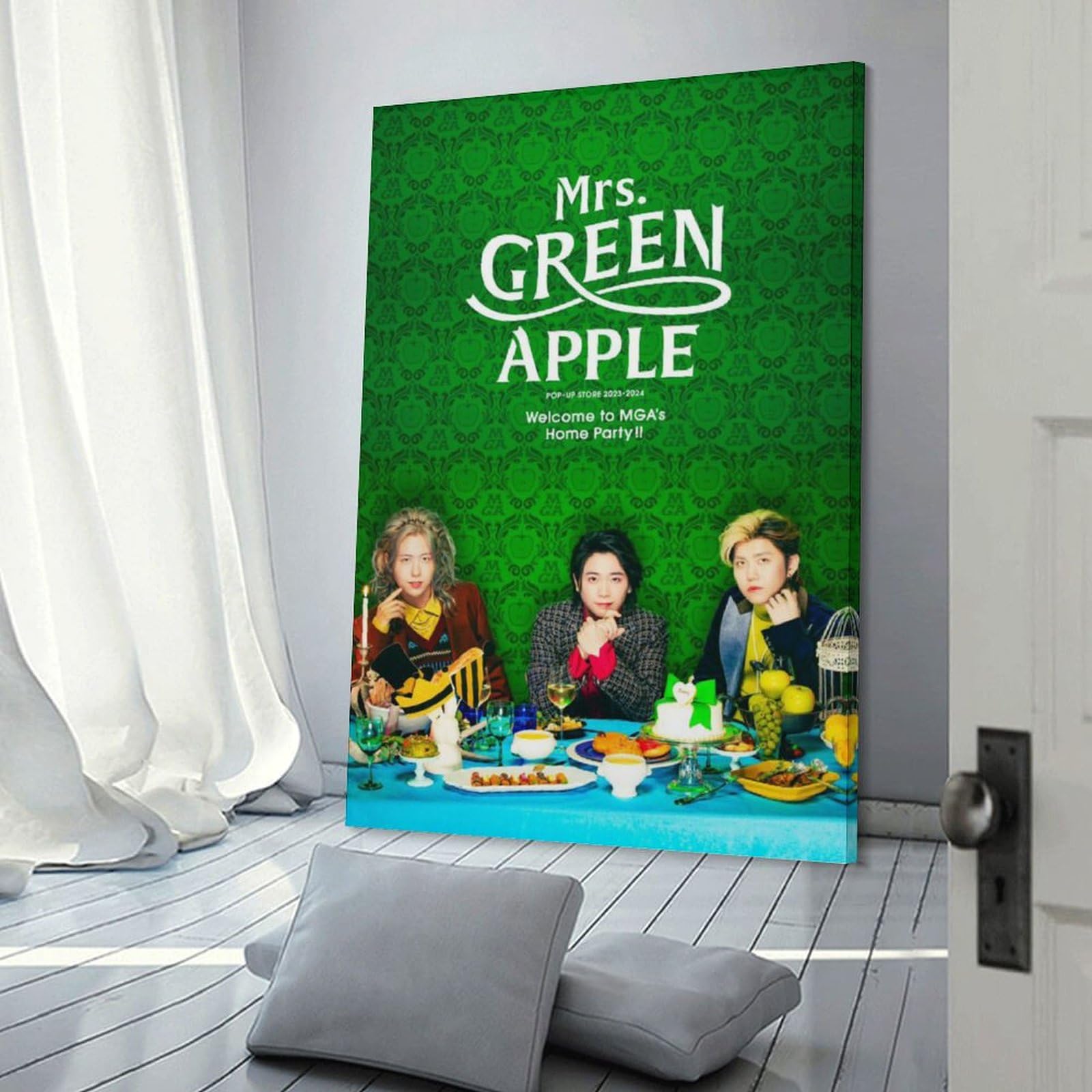 Amazon.co.jp: 歌手ミセスMrs. GREEN APPLE ポスター オフィス ベッド