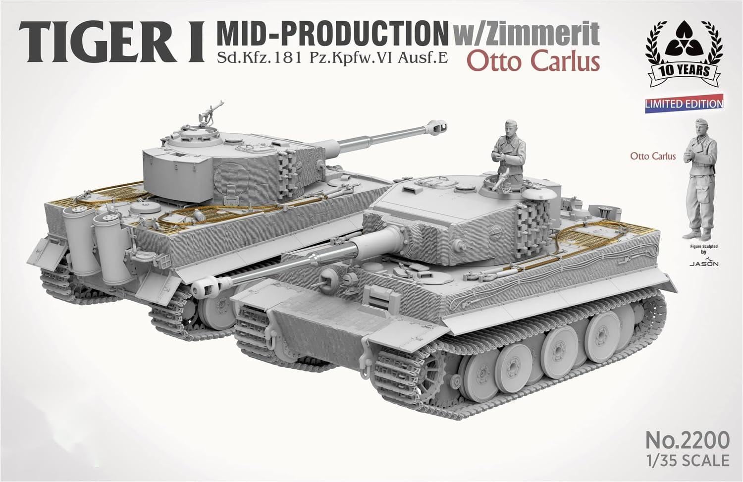 Amazon | タコム 1/35 タイガーI 中期型 ツィンメリット仕様 オットー