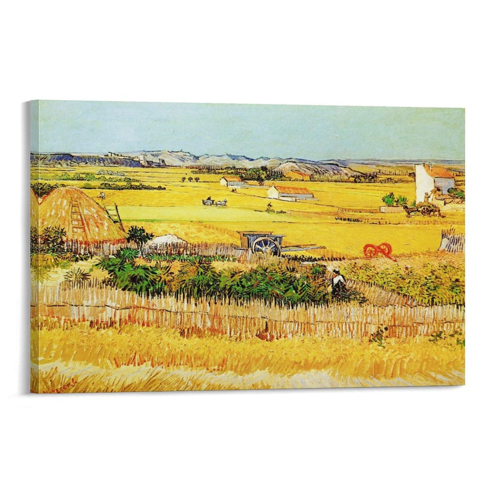 Amazon.co.jp: フィンセント・ファン・ゴッホ 絵画『麦畑 』黄色