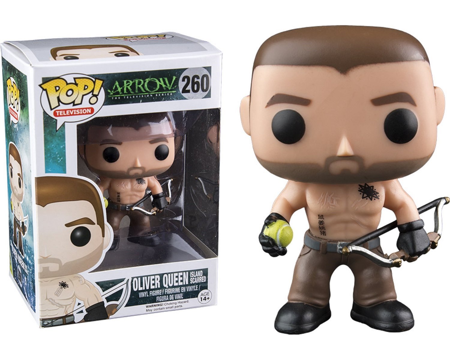 Amazon.com: Funko POP! Island Scarred Oliver Queen #260 Fugitive
