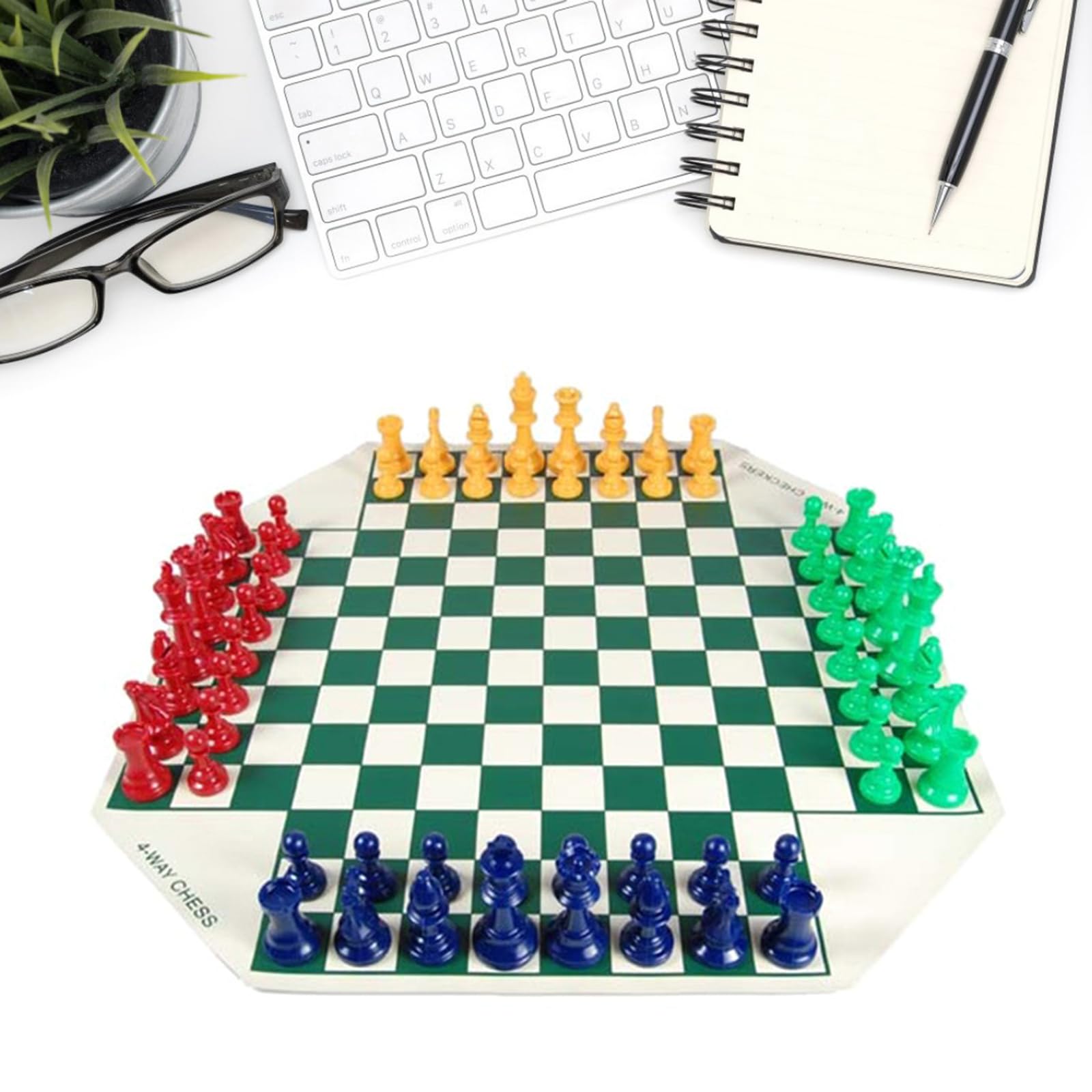 Amazon | 4人用チェスセット ユニークな組み合わせチェスゲーム