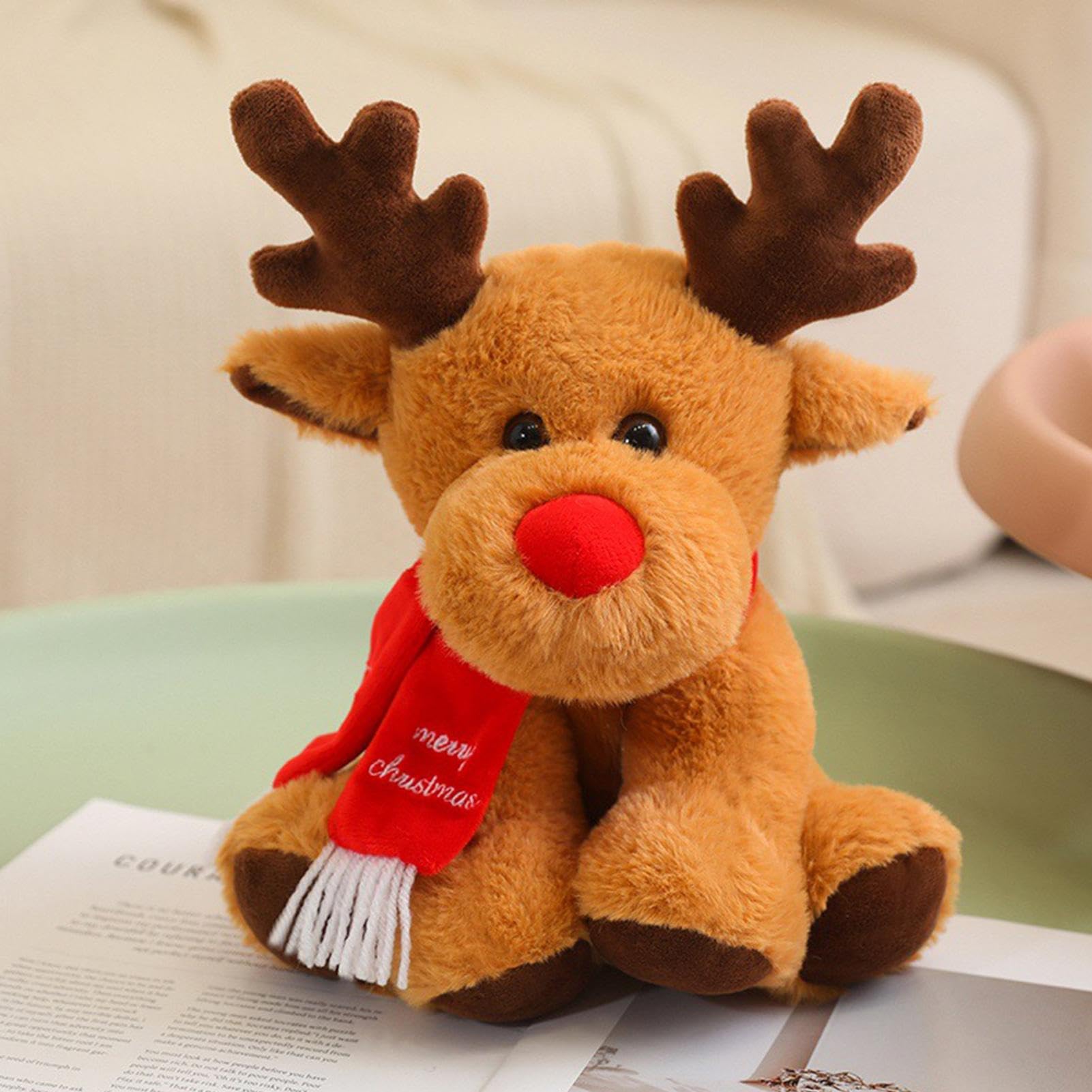 Amazon | Wuasrgih トナカイ クリスマス オーナメント ぬいぐるみ