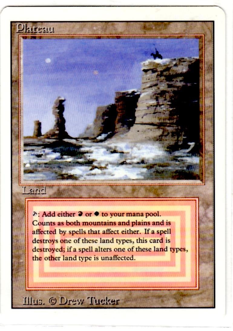 Amazon.co.jp: Magic: the Gathering - Plateau - Revised Edition