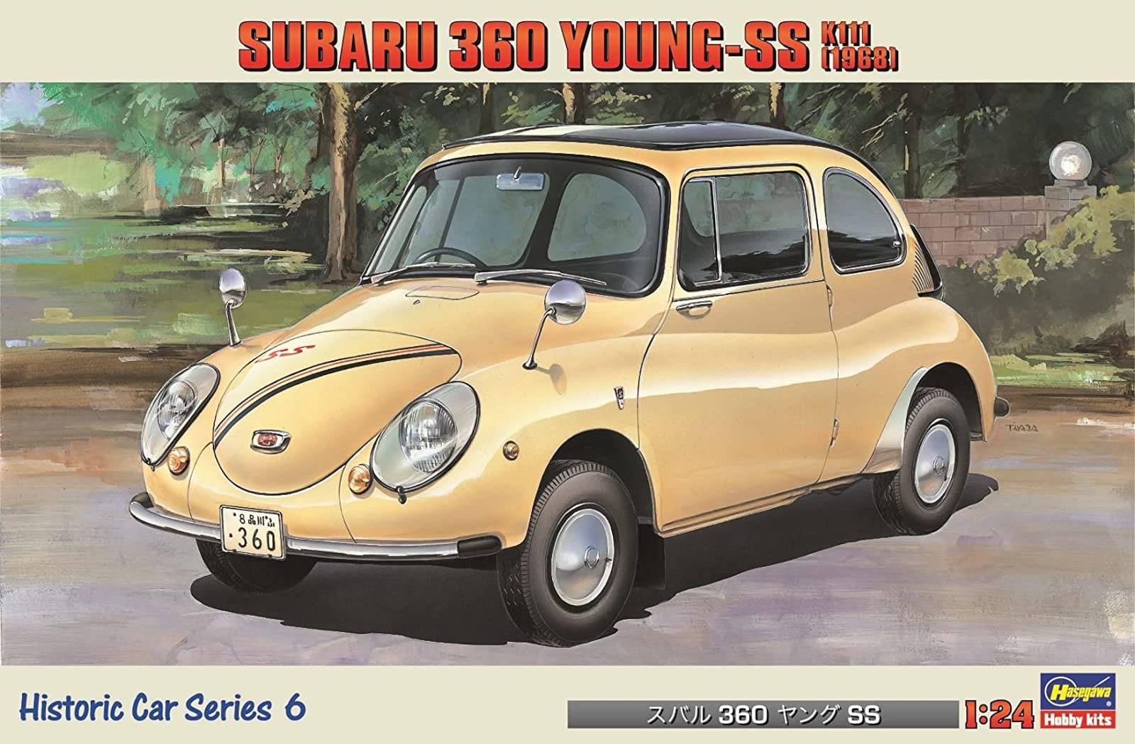 Amazon | ハセガワ 1/24 スバル 360 ヤング SS プラモデル HC6