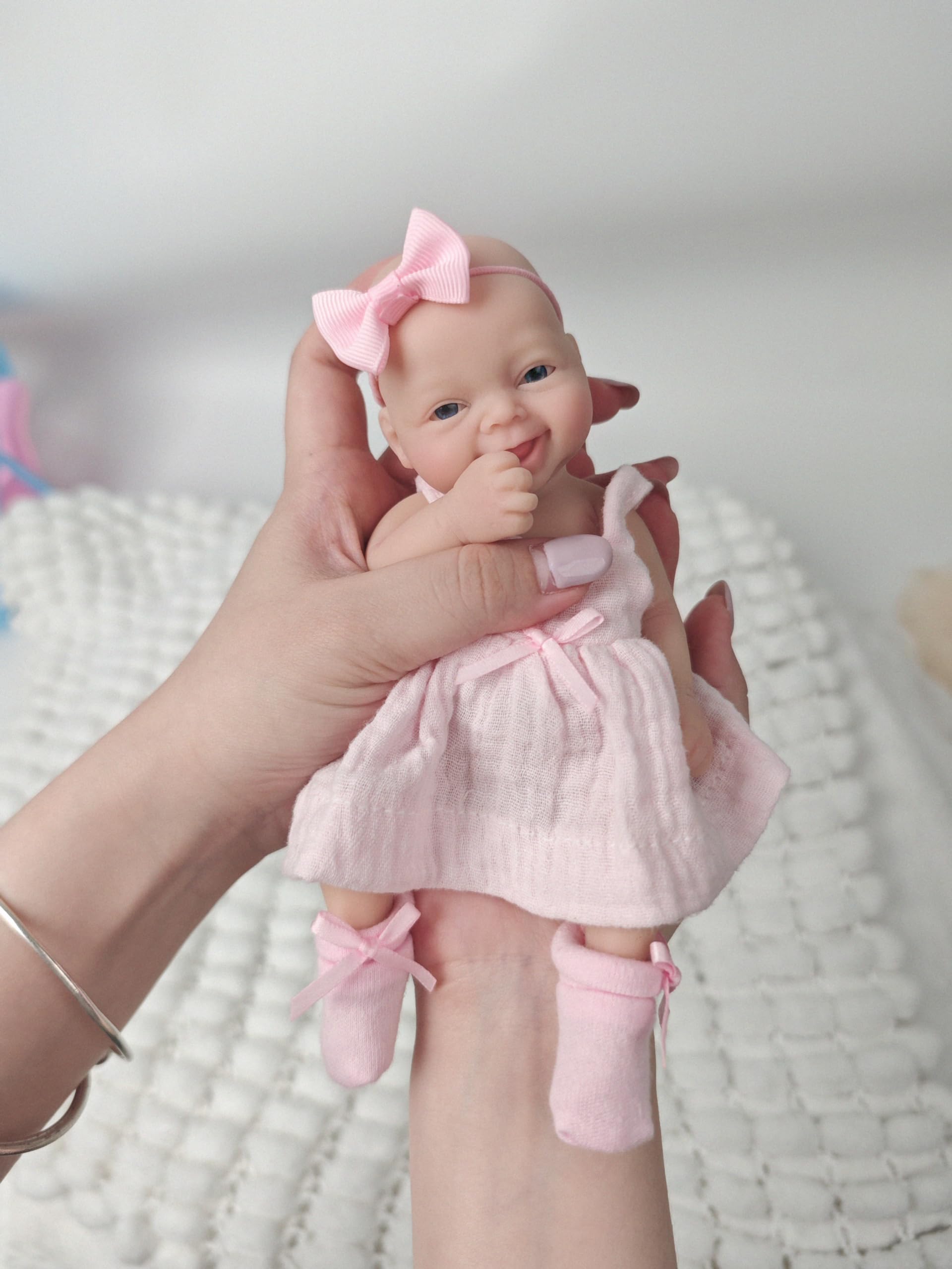 Amazon | MYREBABY 7インチ リボーンベビードール シリコン フルボディ