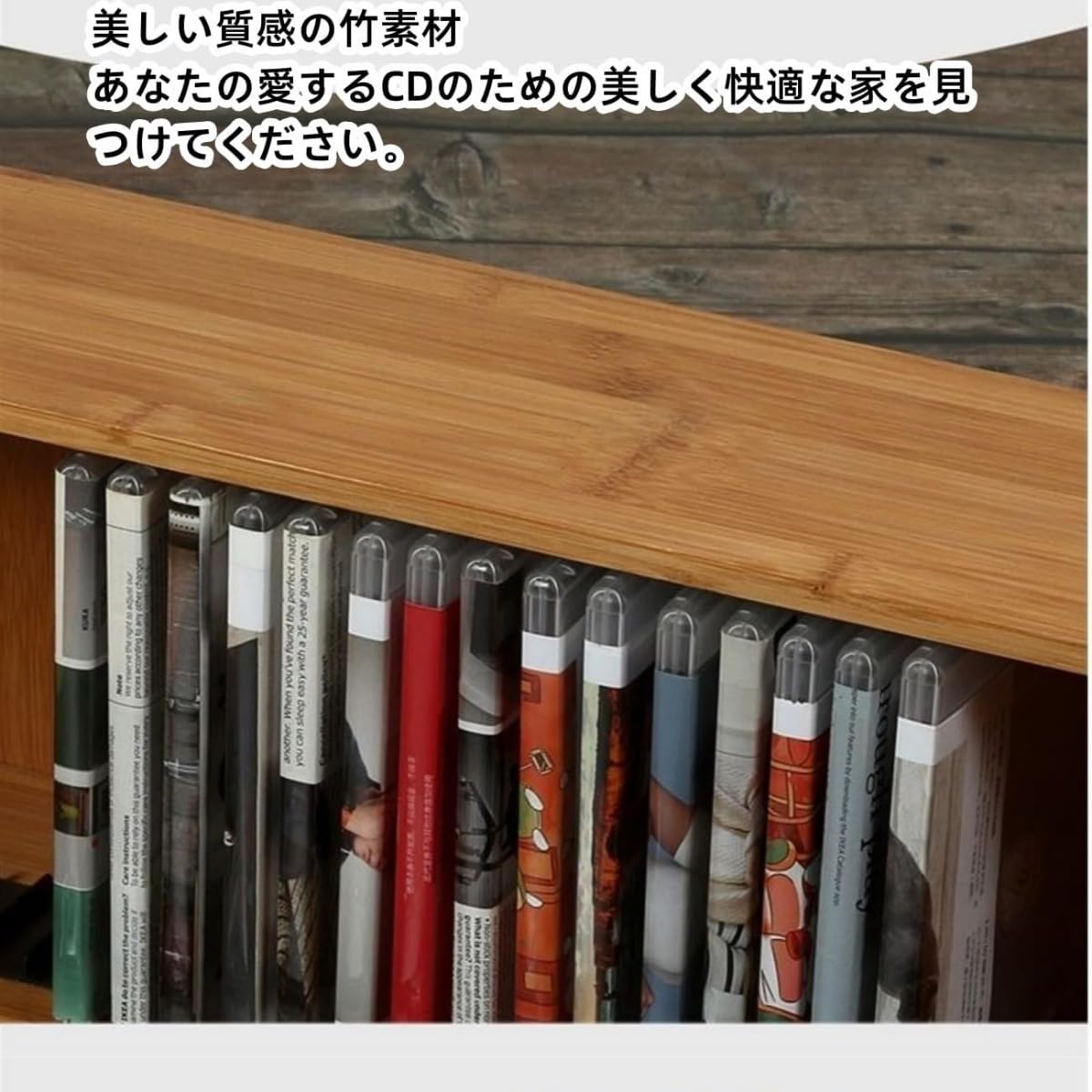 Amazon｜Rcuihak 収納ラック、木製収納ラック、ディスクラック、整理