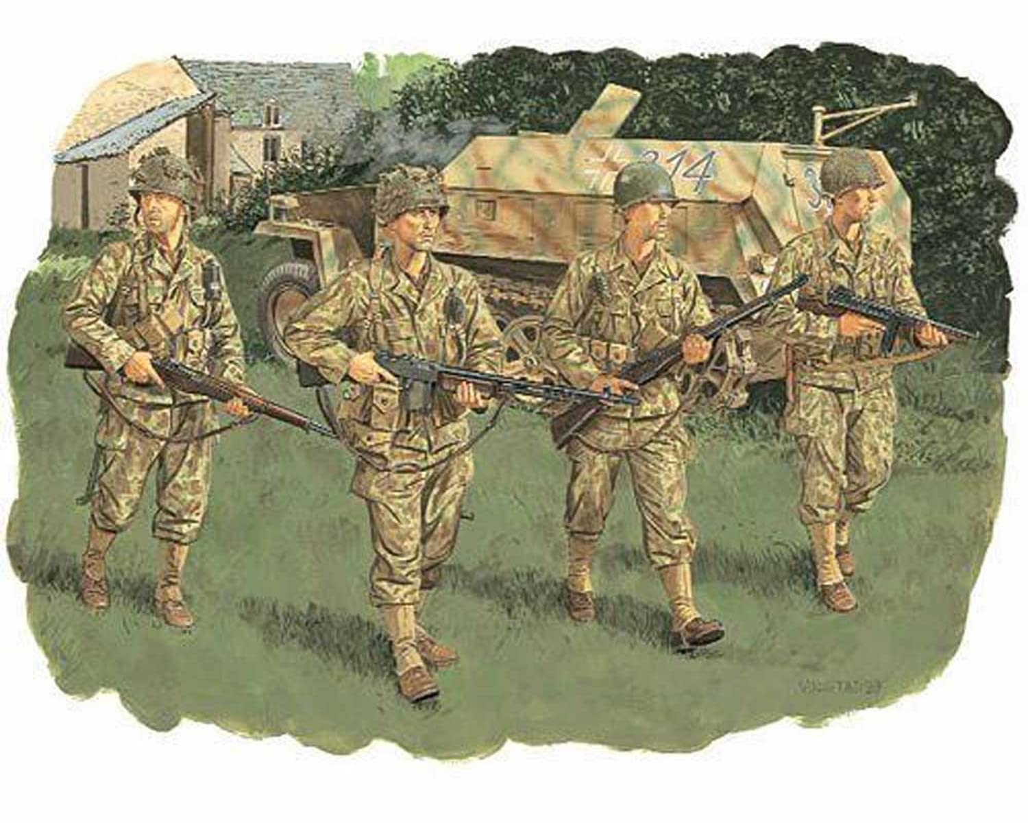 Amazon | ドラゴン 1/35 第二次世界大戦 アメリカ軍 第2機甲師団歩兵