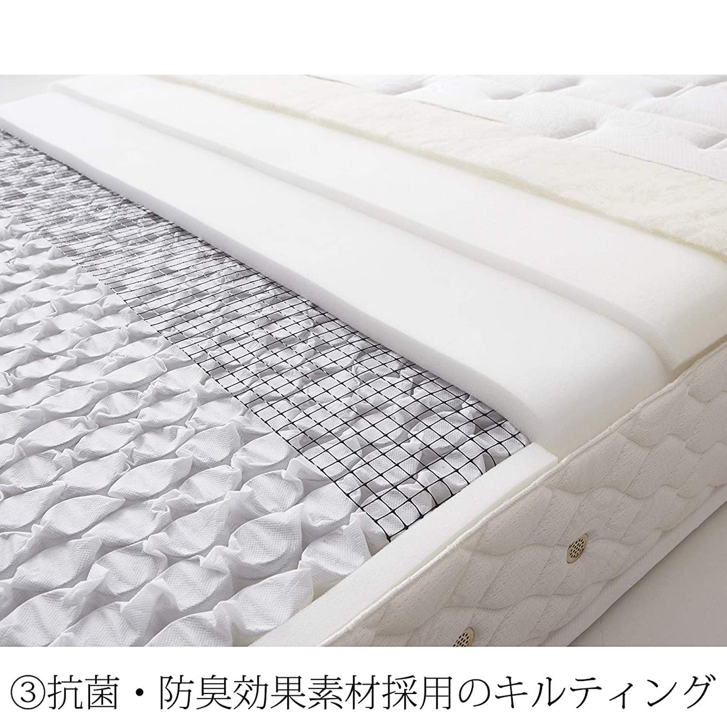Amazon.co.jp: 日本ベッド製造 マットレス シルキーポケット シルキー