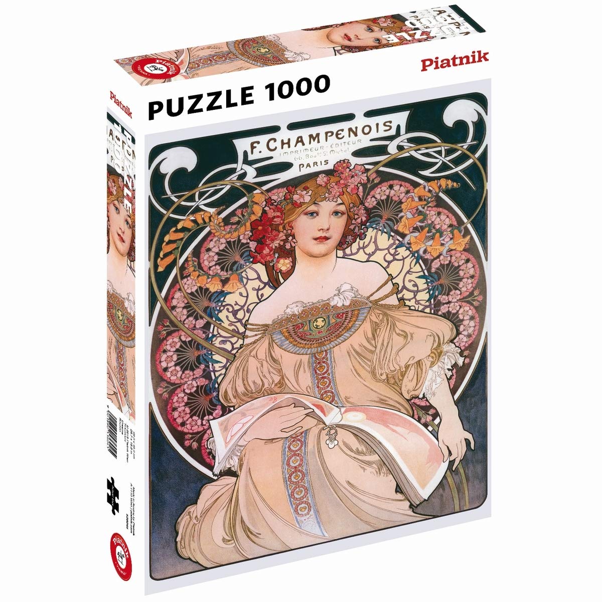 Amazon.co.jp: 1000ピース ジグソーパズル Piatnik ミュシャ 夢 Mucha