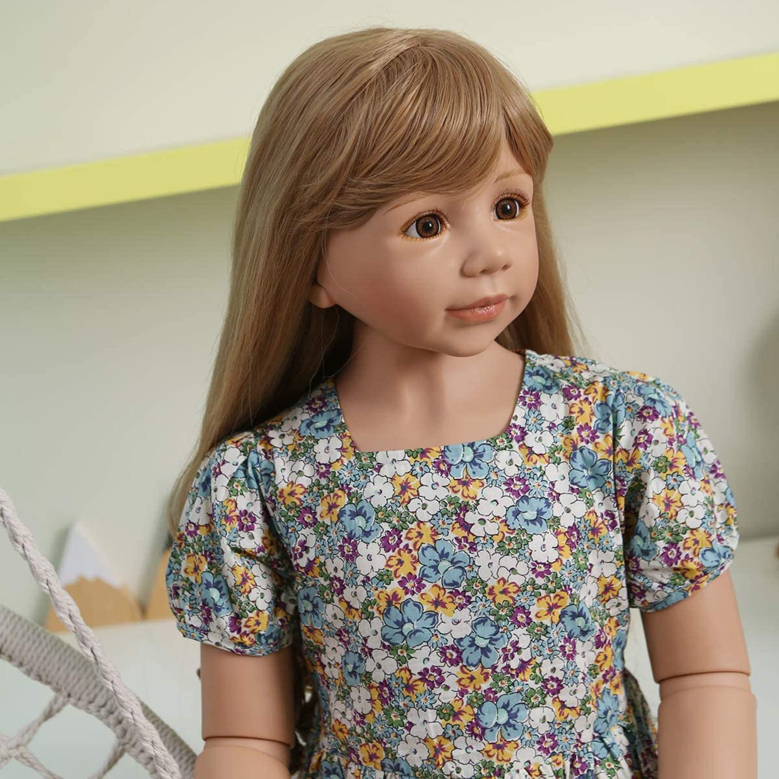 Amazon.co.jp: 48インチリボーンドール巨大な立ち女の子赤ちゃん手作り