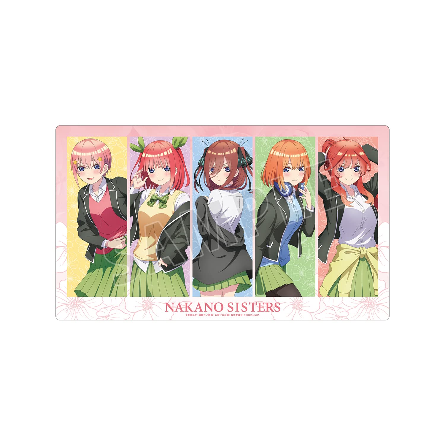 Amazon.co.jp: 映画『五等分の花嫁』 描き下ろしイラスト 集合 衣装