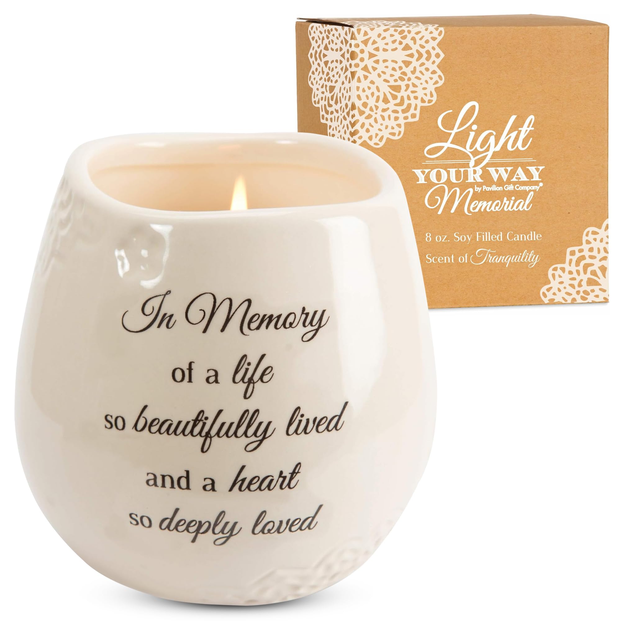 Amazon.com: Pavilion 'In Memory, Beautifully Lived' 19178 - White