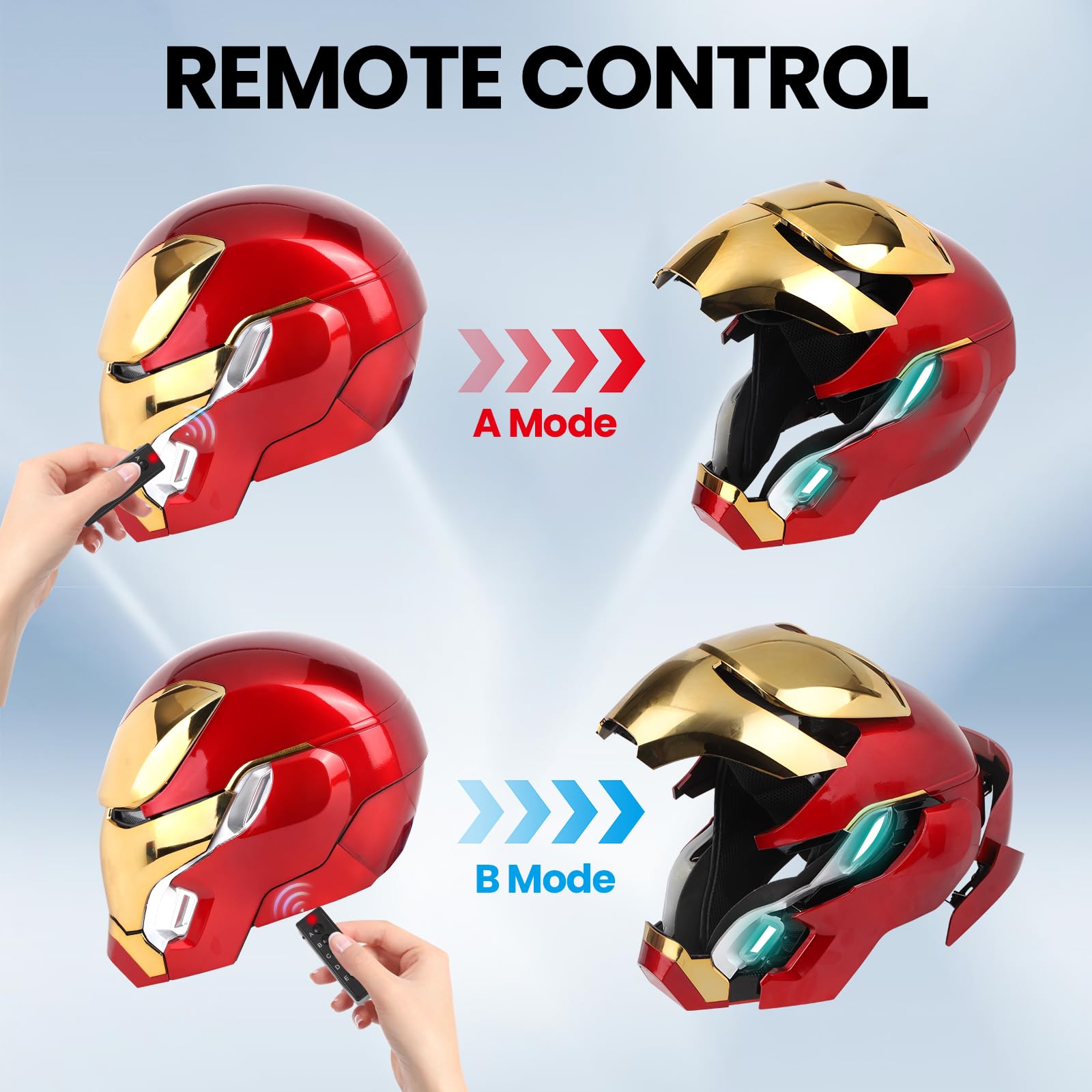 Amazon.co.jp: アイアンマン MK 50 1:1 ウェアラブルヘルメット - 音声