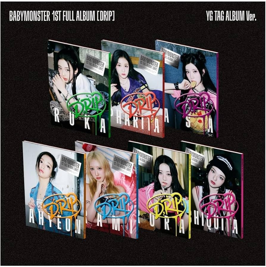 Amazon.com: BABYMONSTER - DRIP [YG Tag Album Ver.] 1st Full Album