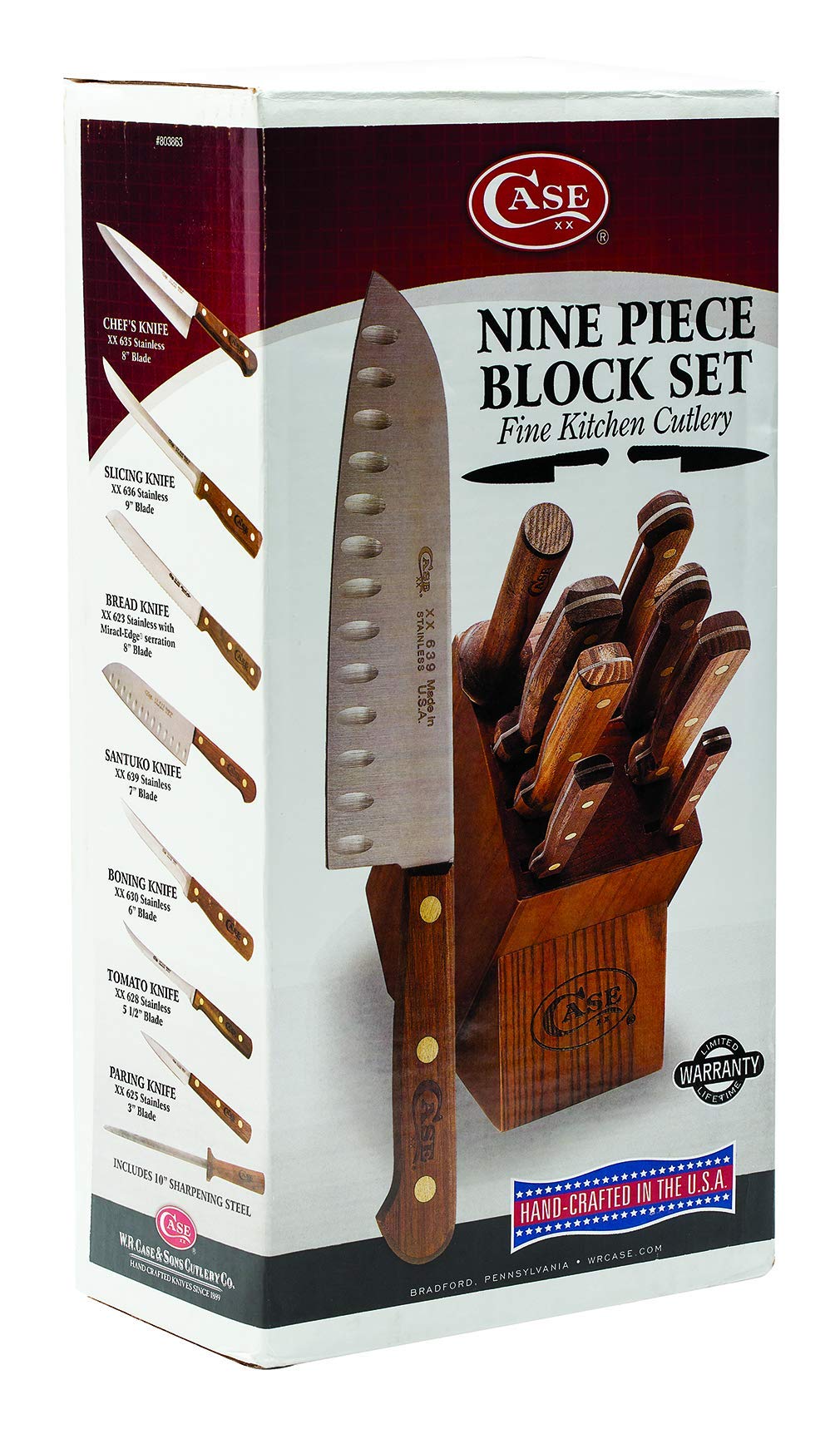 Amazon.com: WR Case XX Nine Piece Case Household Cutlery Block And