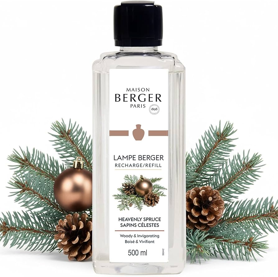 Amazon.com: MAISON BERGER Heavenly Spruce Lampe Berger Refill, 500