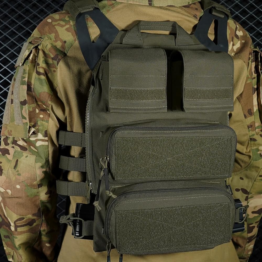 Amazon.com: KRYDEX Tactical Modular Zip On Backpack for Vest JPC2