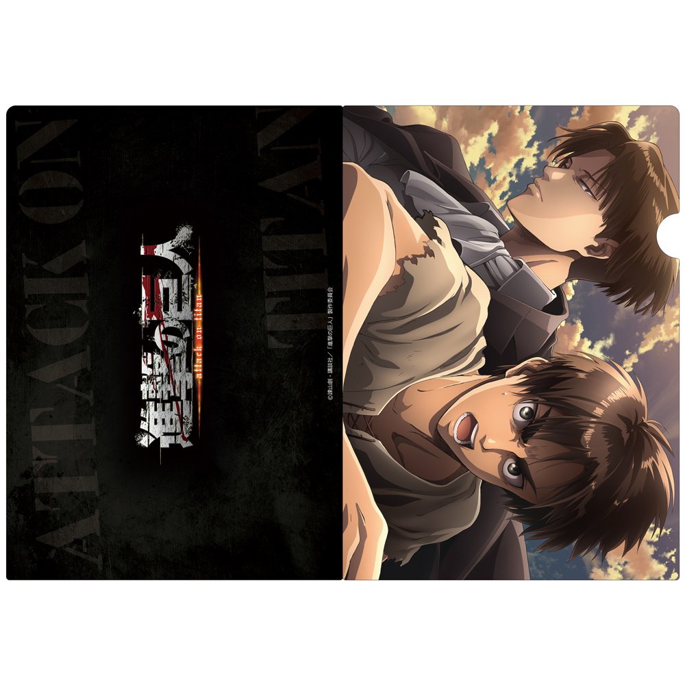 Amazon.co.jp: 進撃の巨人 クリアファイルH[エレン＆リヴァイ] : ホビー