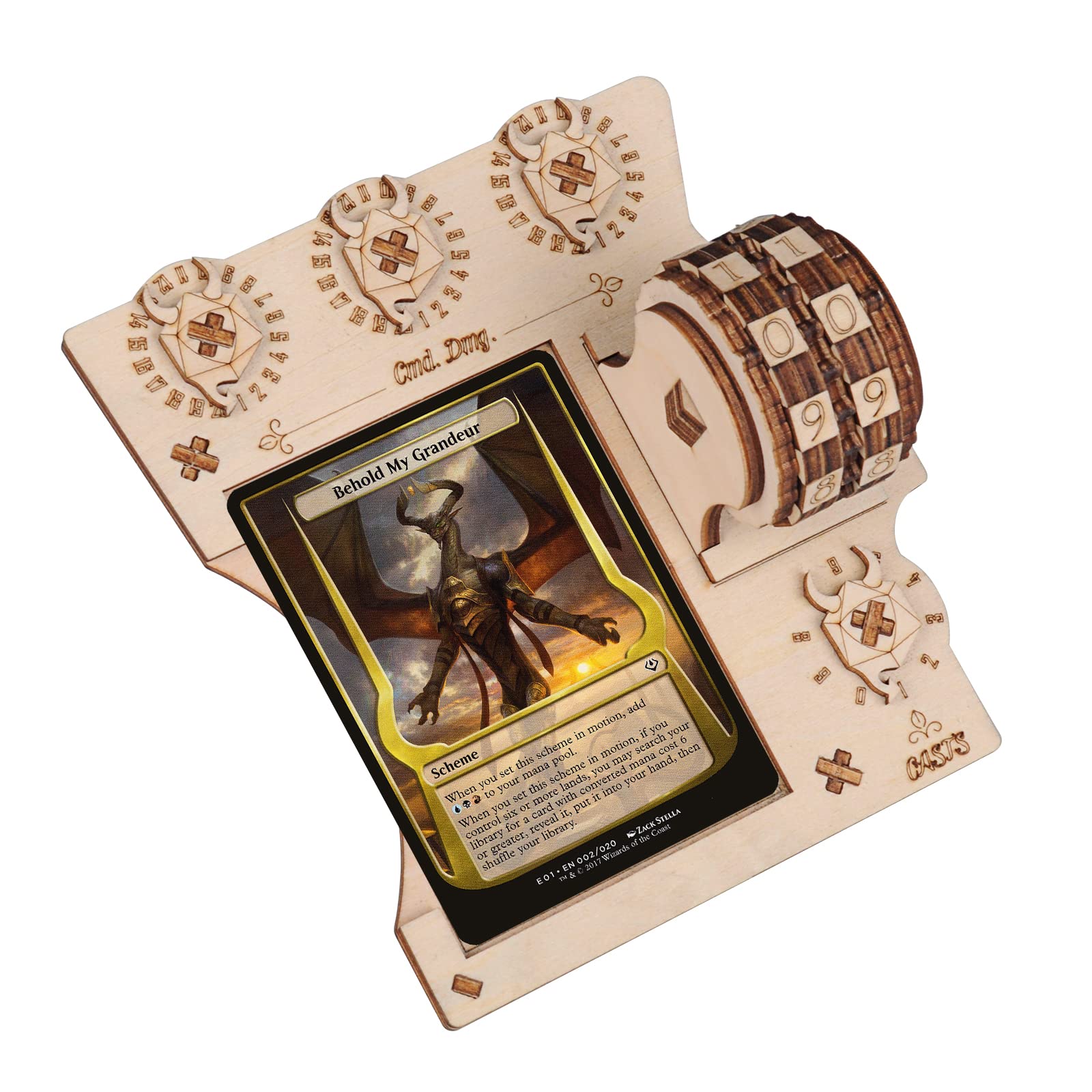 Amazon | Commander EDH コマンドゾーン トレイ ライフカウンター付き