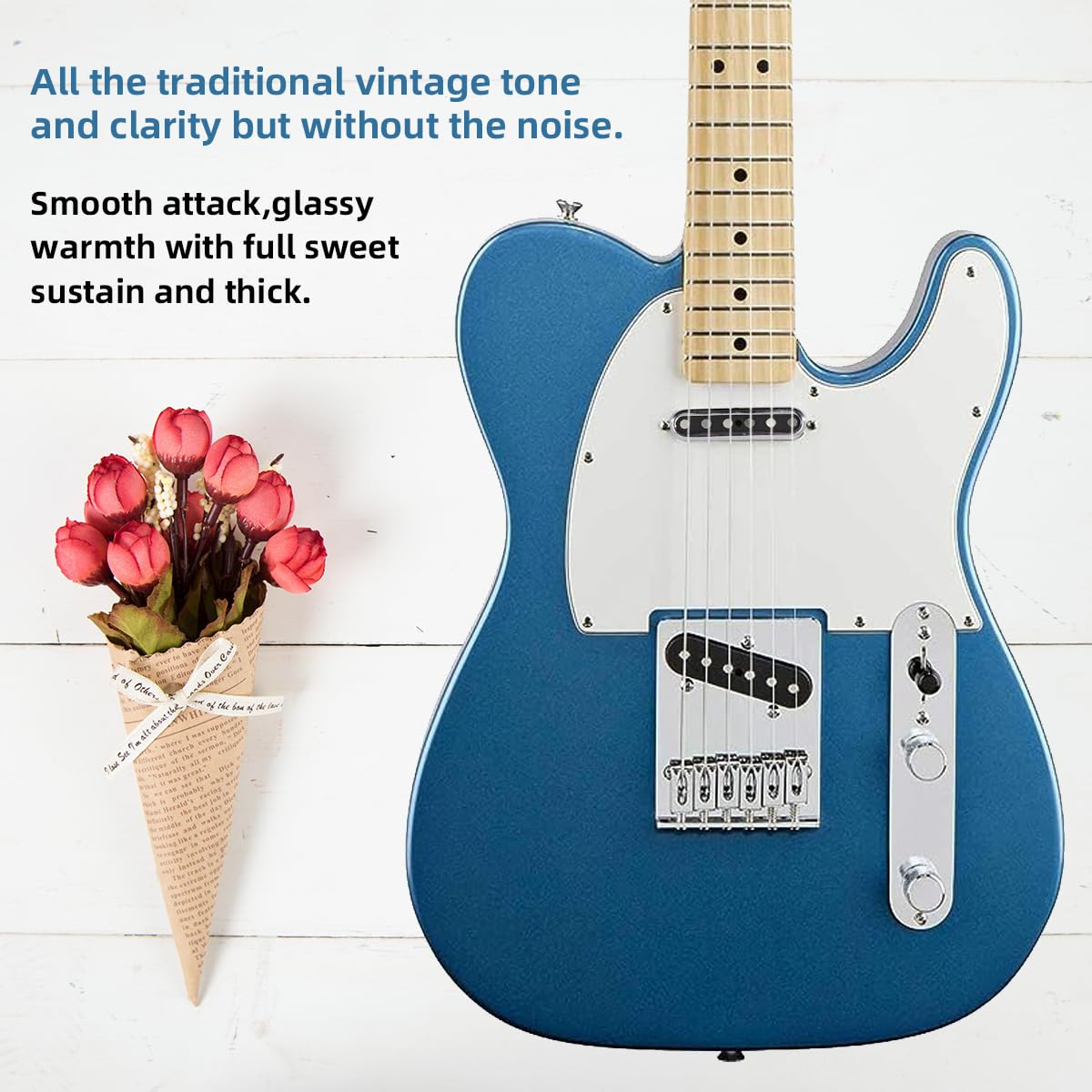 Amazon.co.jp: Ogdni 5 Tele ギターピックアップセット シングルコイル