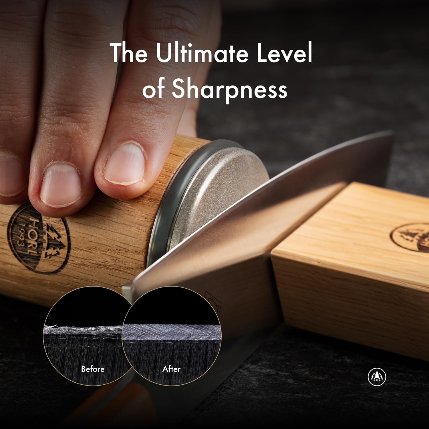Amazon.com: HORL 2 Oak Kitchen Knife Sharpener for Razor Sharp