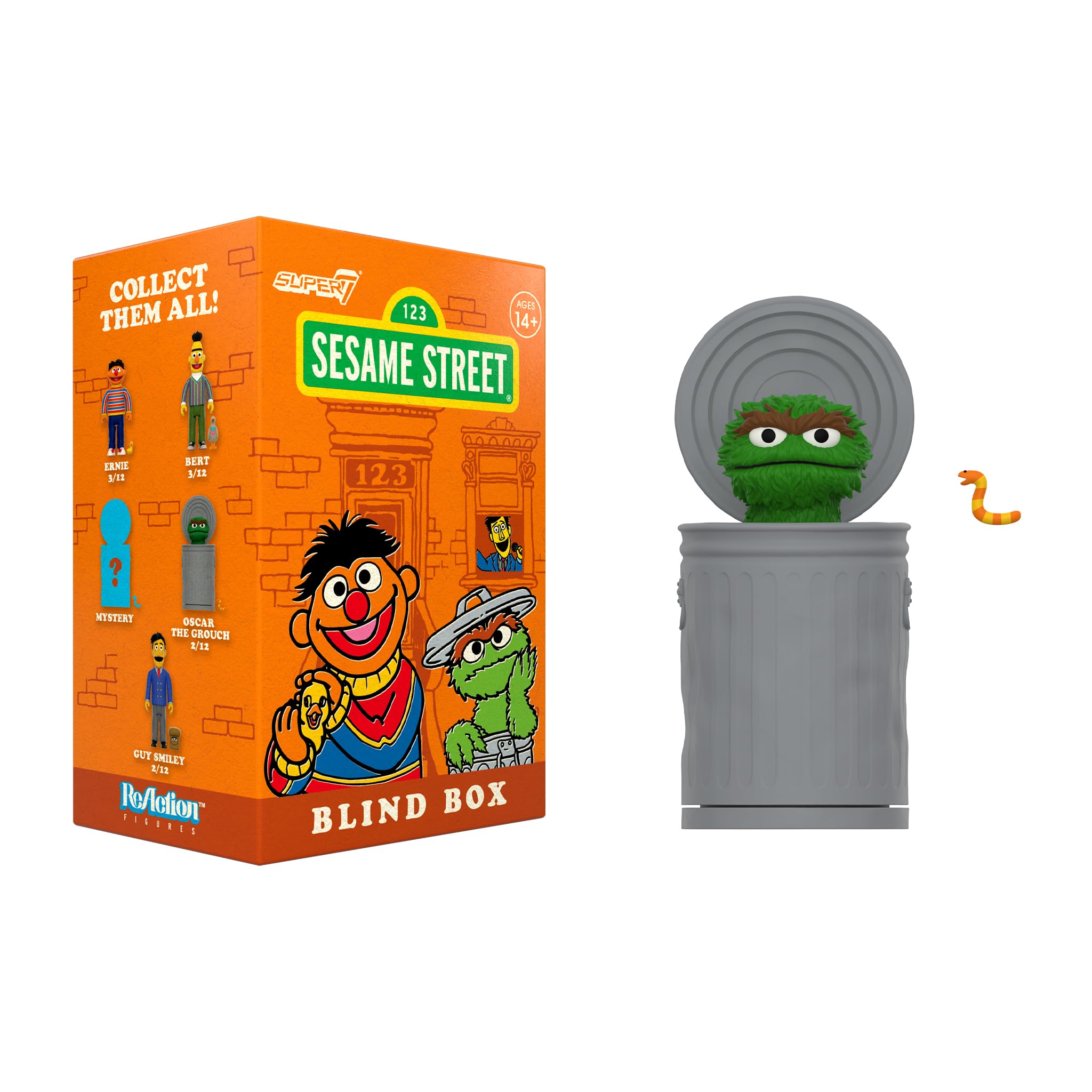 Amazon.com: Super7 Sesame Street Blind Box Wave 03 - Blind Box
