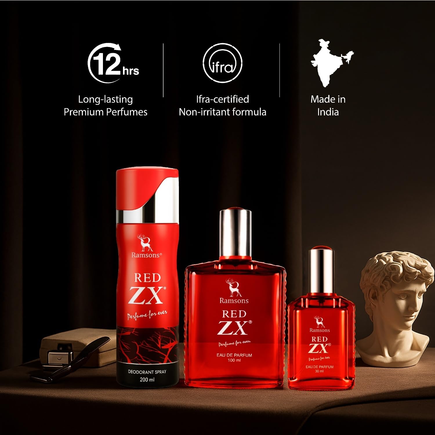 Buy Ramsons - RED ZX Deodorant Spray 200 ML | Body Perfume For Men