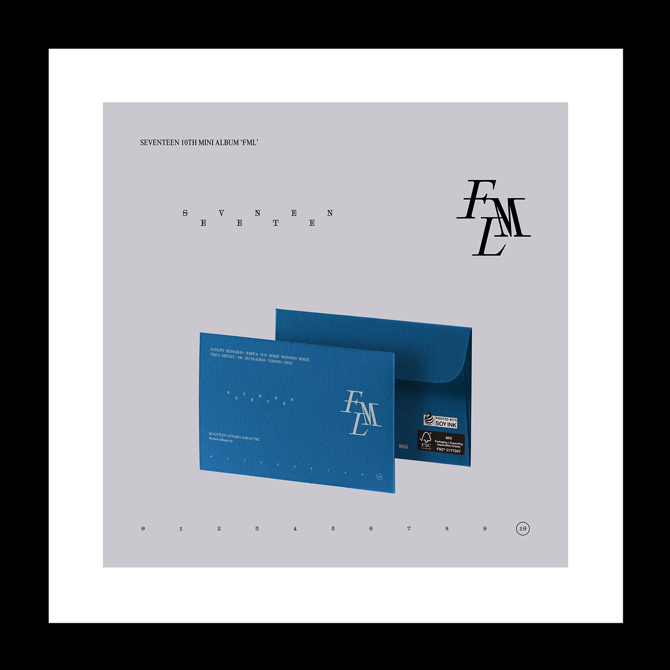 Amazon.com: SEVENTEEN FML 10th Mini Album Weverse Album Version
