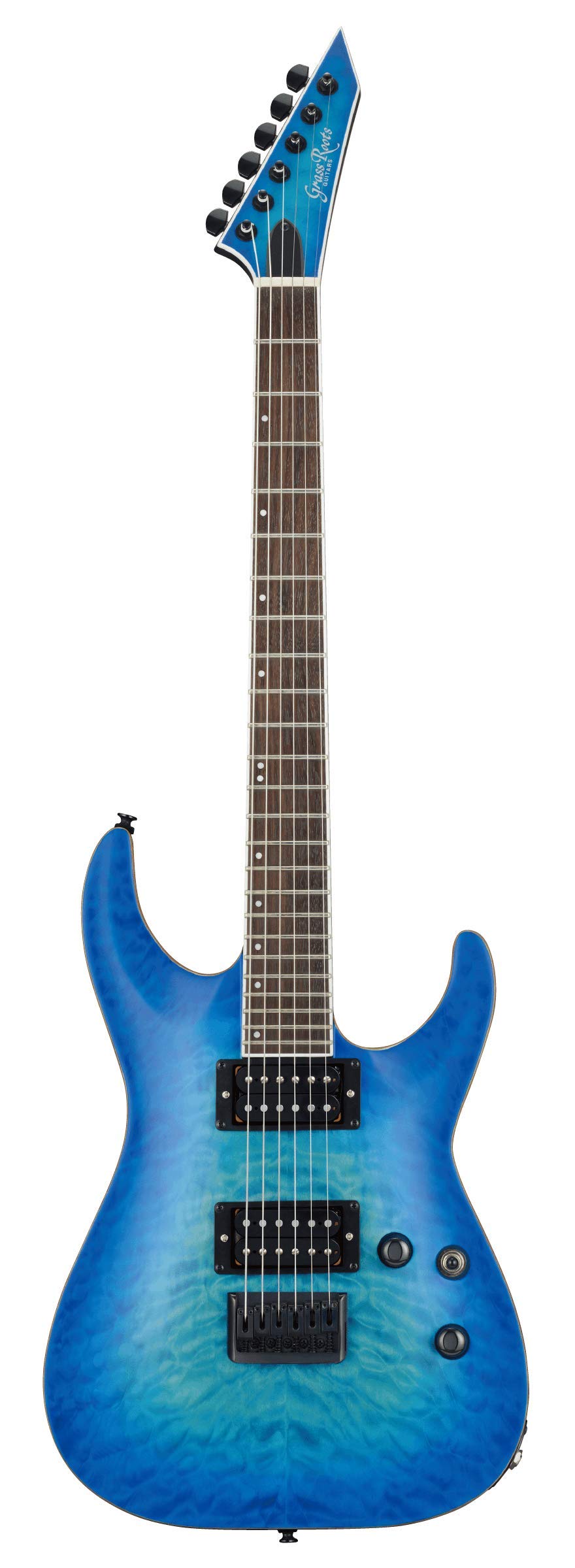 Amazon | GrassRoots G-HORIZON-FX See Thru Blue Sunburst Satin