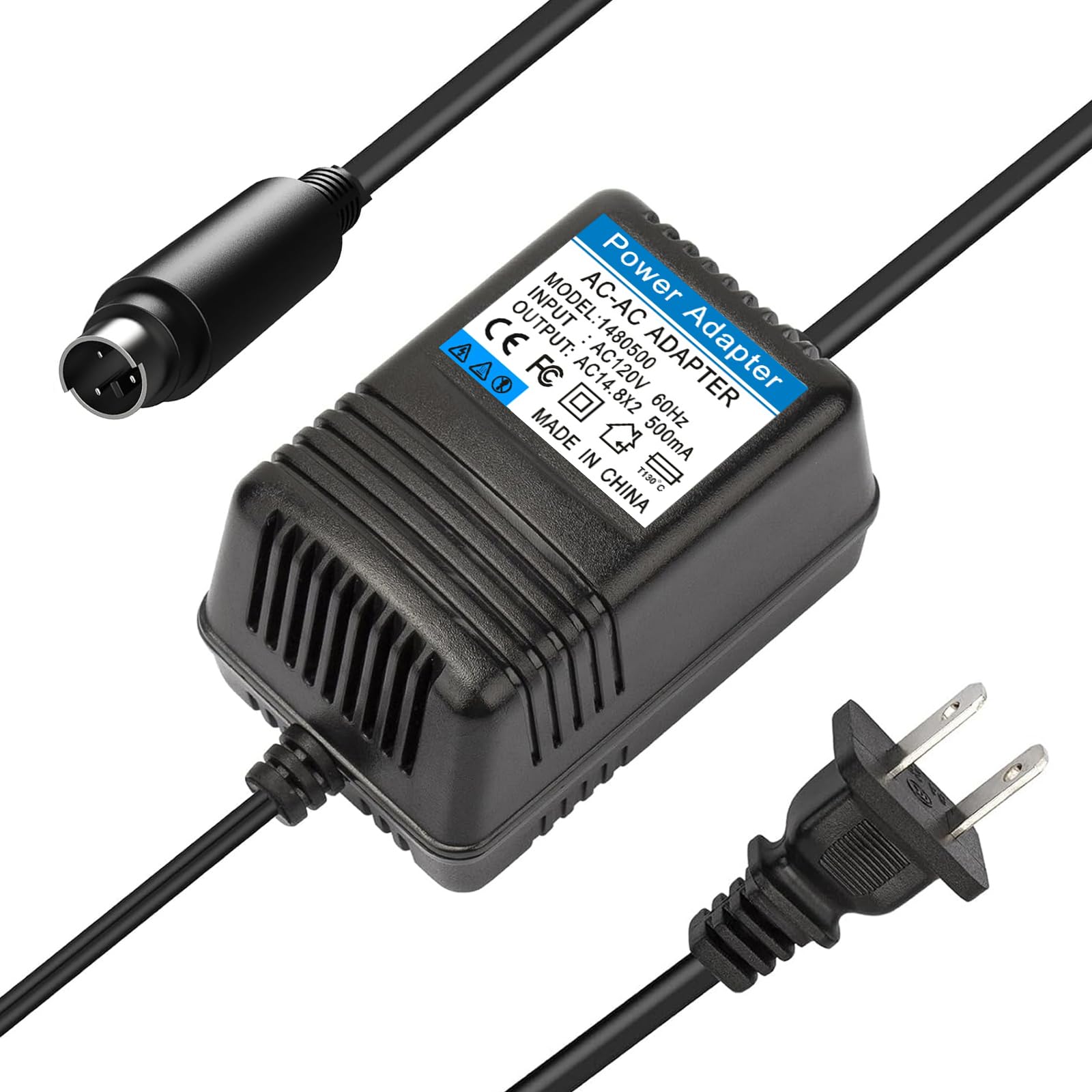 Amazon.com: 14.8VX2 500mA Powe Adapter for Behringer MXUL6, PSV