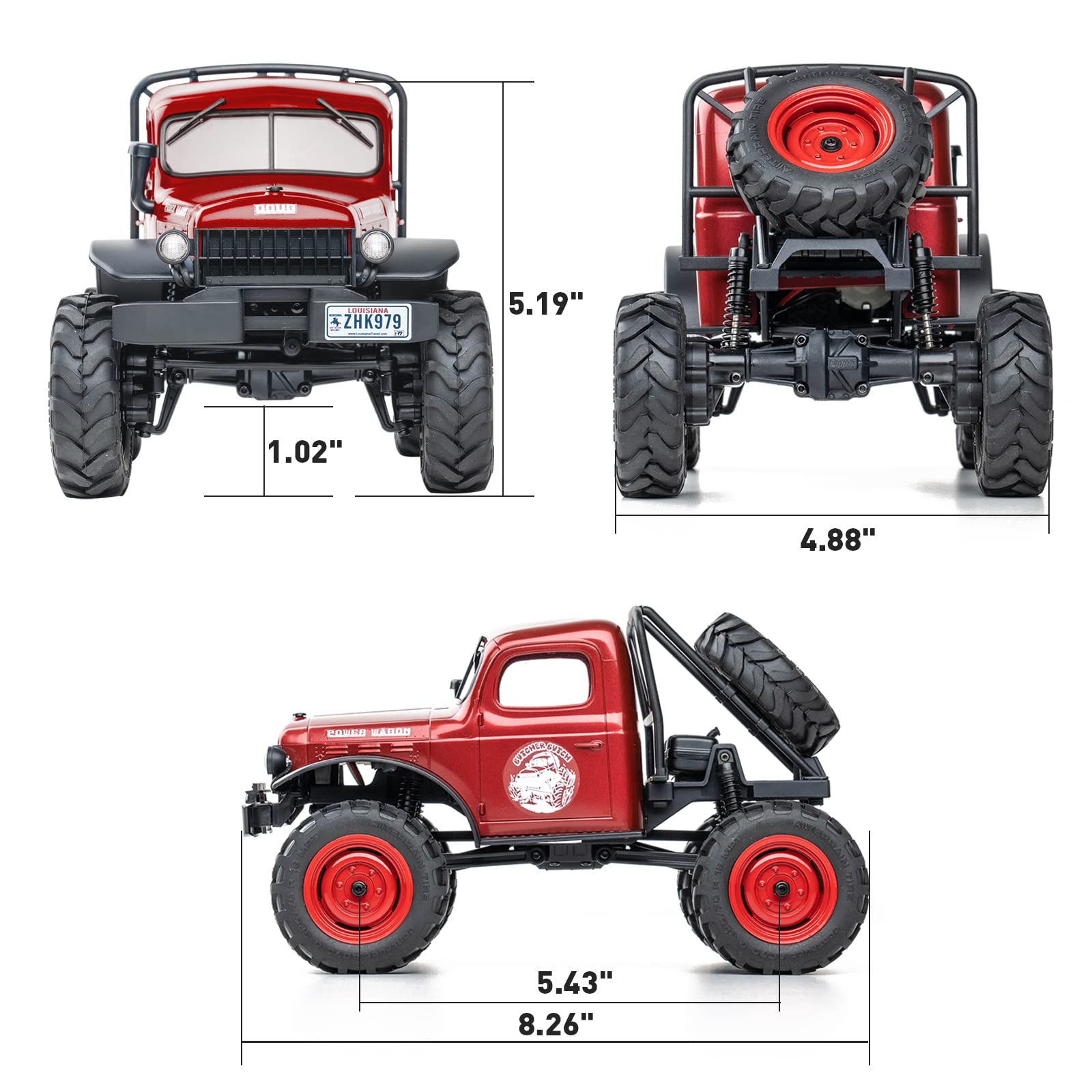 Amazon | BEEZR FMS RCクローラー 1/24スケール FCX24 パワーワゴン