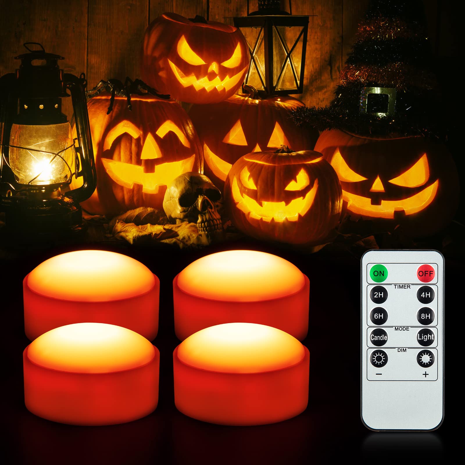 Amazon.com: Litake Halloween Pumpkin Light with Remote Timer