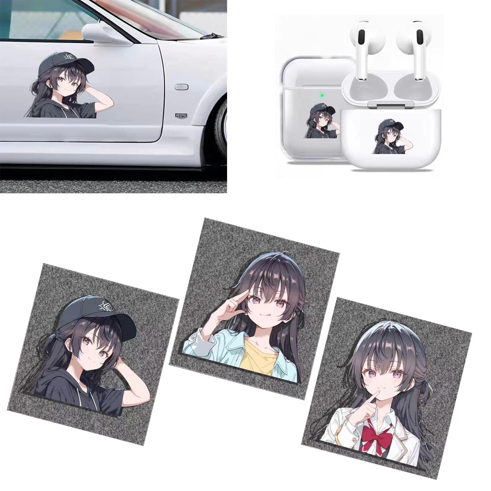 Amazon.co.jp: ロシデレ 周防有希 ステッカー 車用ステッカー 車シール