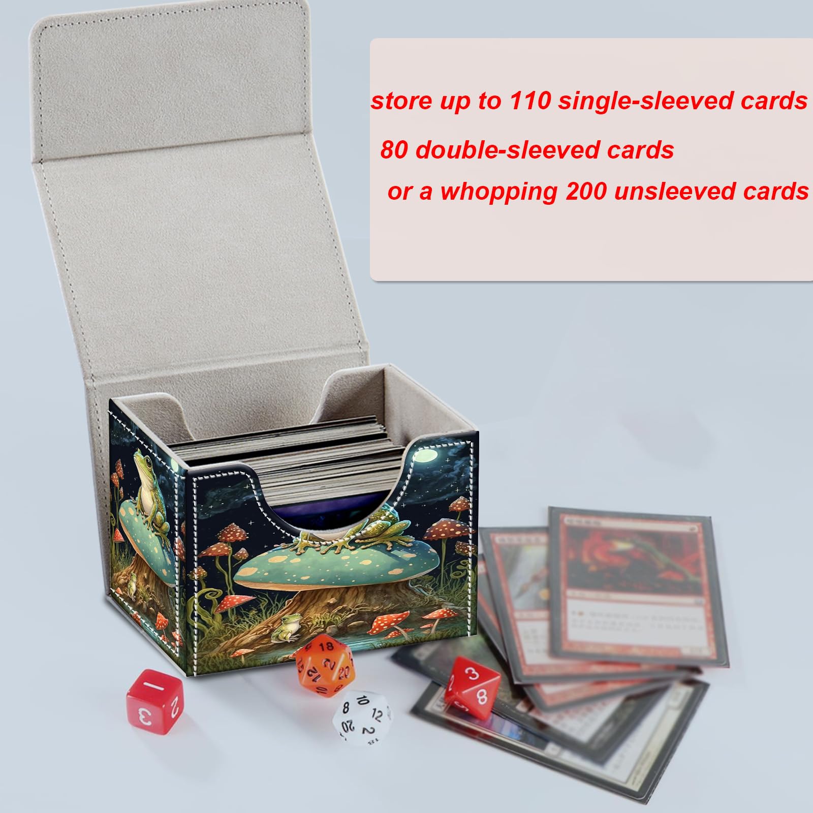 Amazon.com: Card Deck Box for MTG, Microfiber Lining and