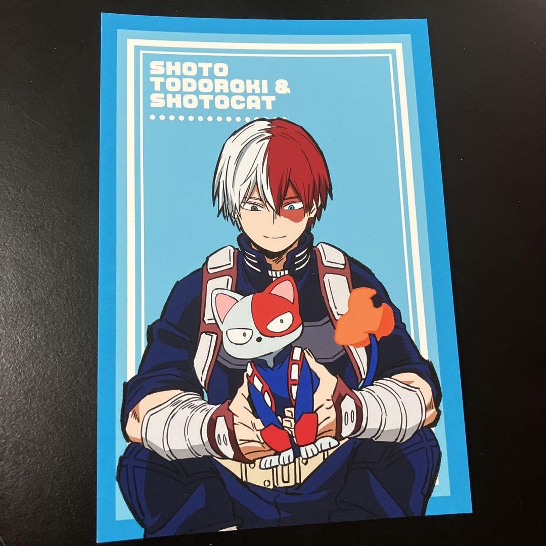 Amazon.co.jp: アニマル bones 特典 ポストカード 轟焦凍 ショート