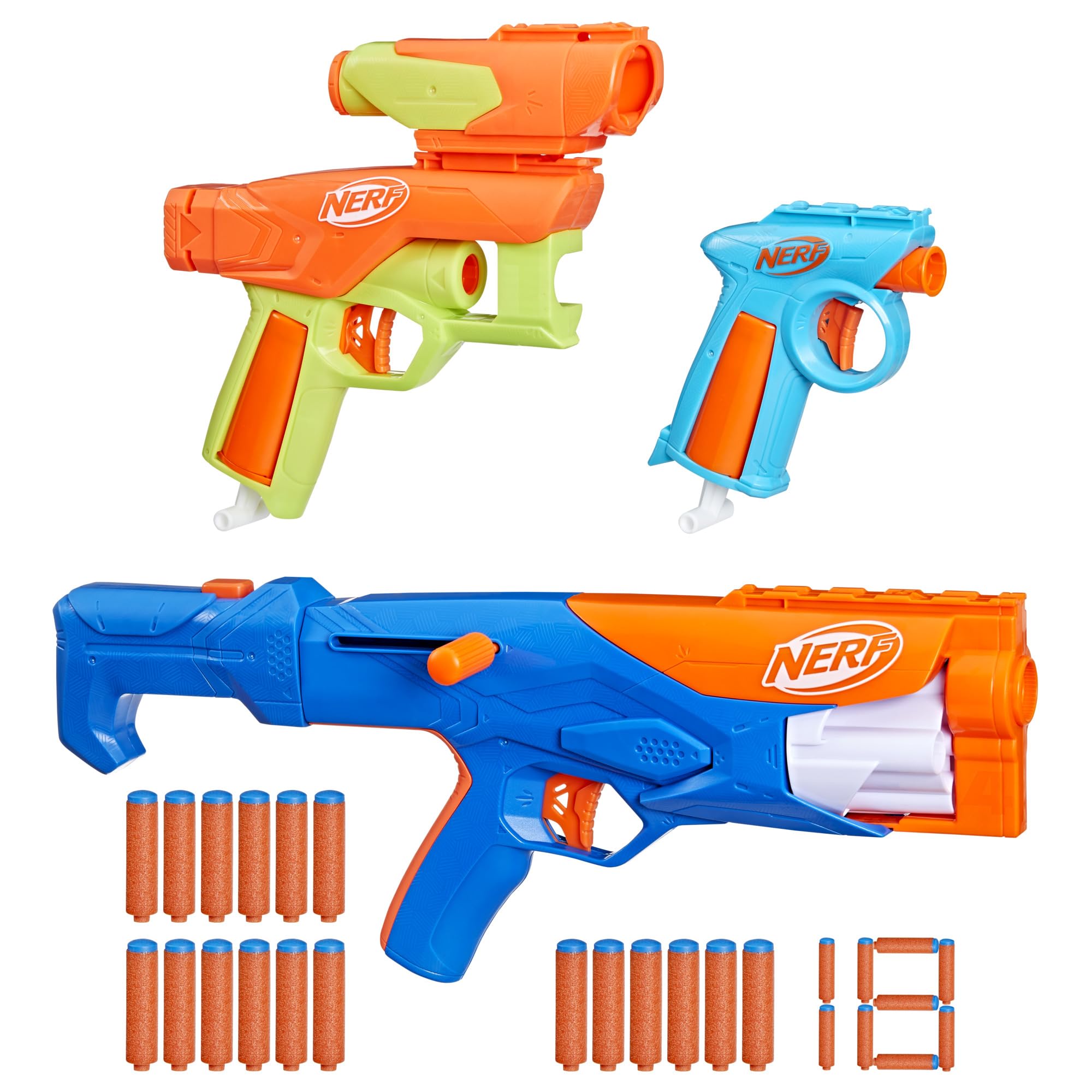 Amazon.co.jp: Nerf Nシリーズ ギアアップパック ブラスター3個 ナーフ