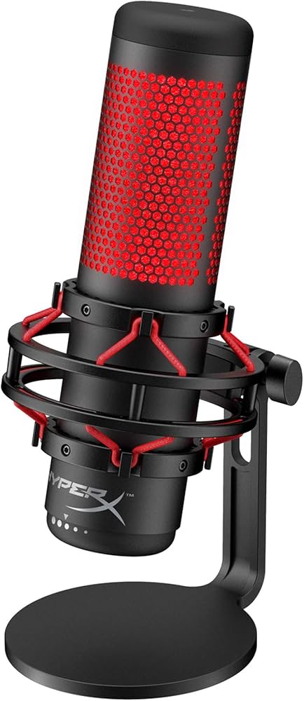 Amazon.com: HyperX QuadCast USB Condenser Gaming Microphone for PC