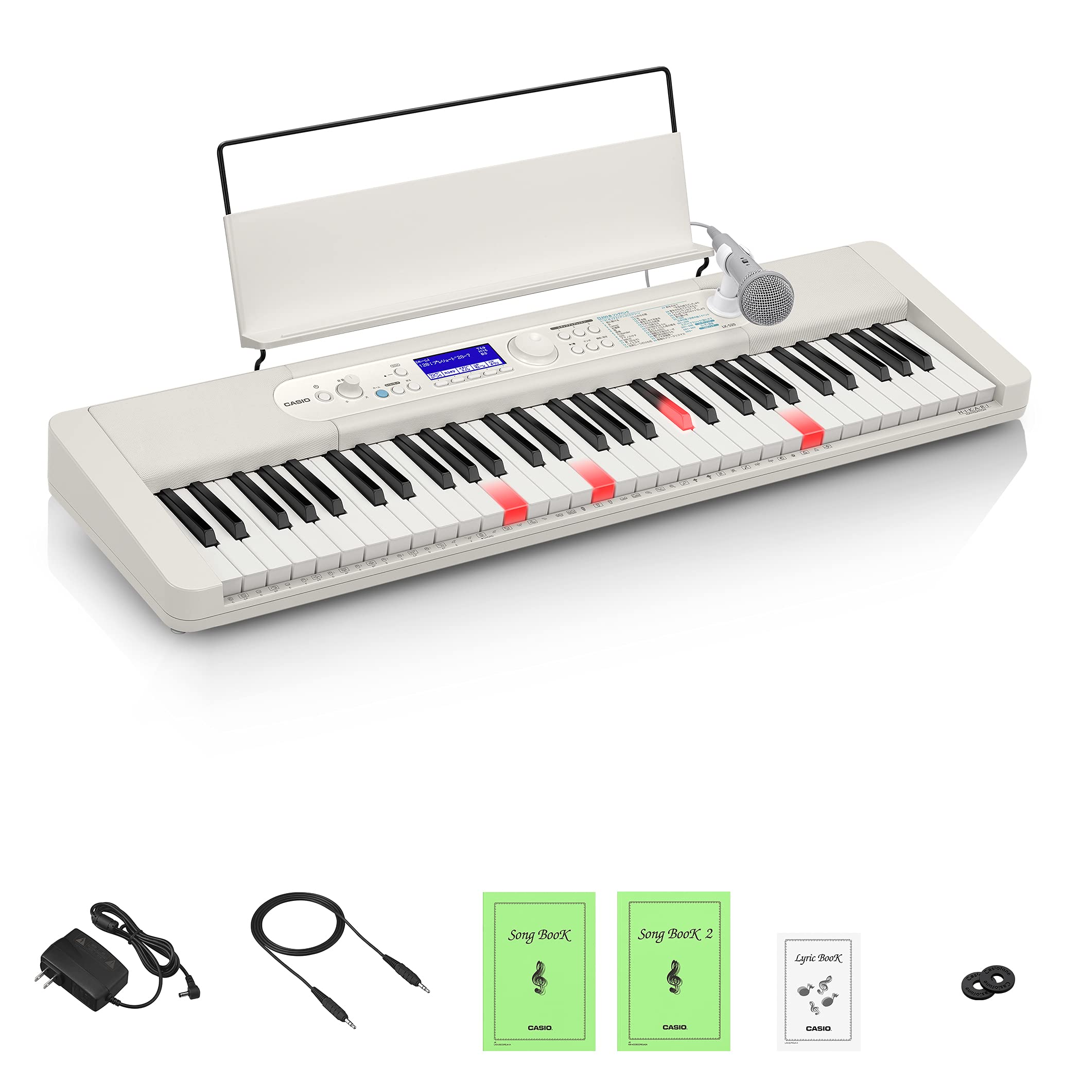 Amazon | カシオ(CASIO)光ナビゲーション電子キーボード LK-520