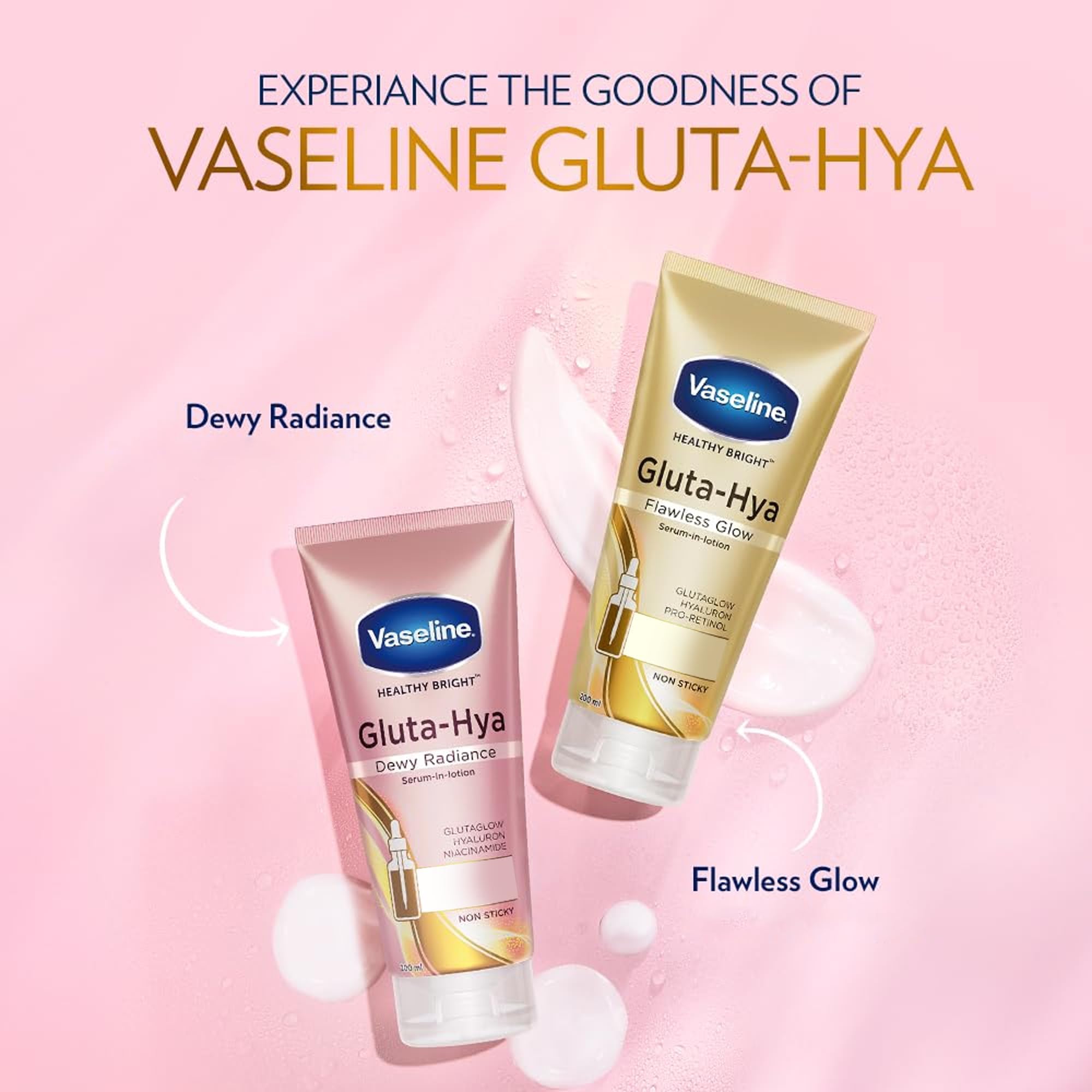 Amazon.com : Vaseline Gluta-Hya Dewy Radiance Serum-in-Lotion