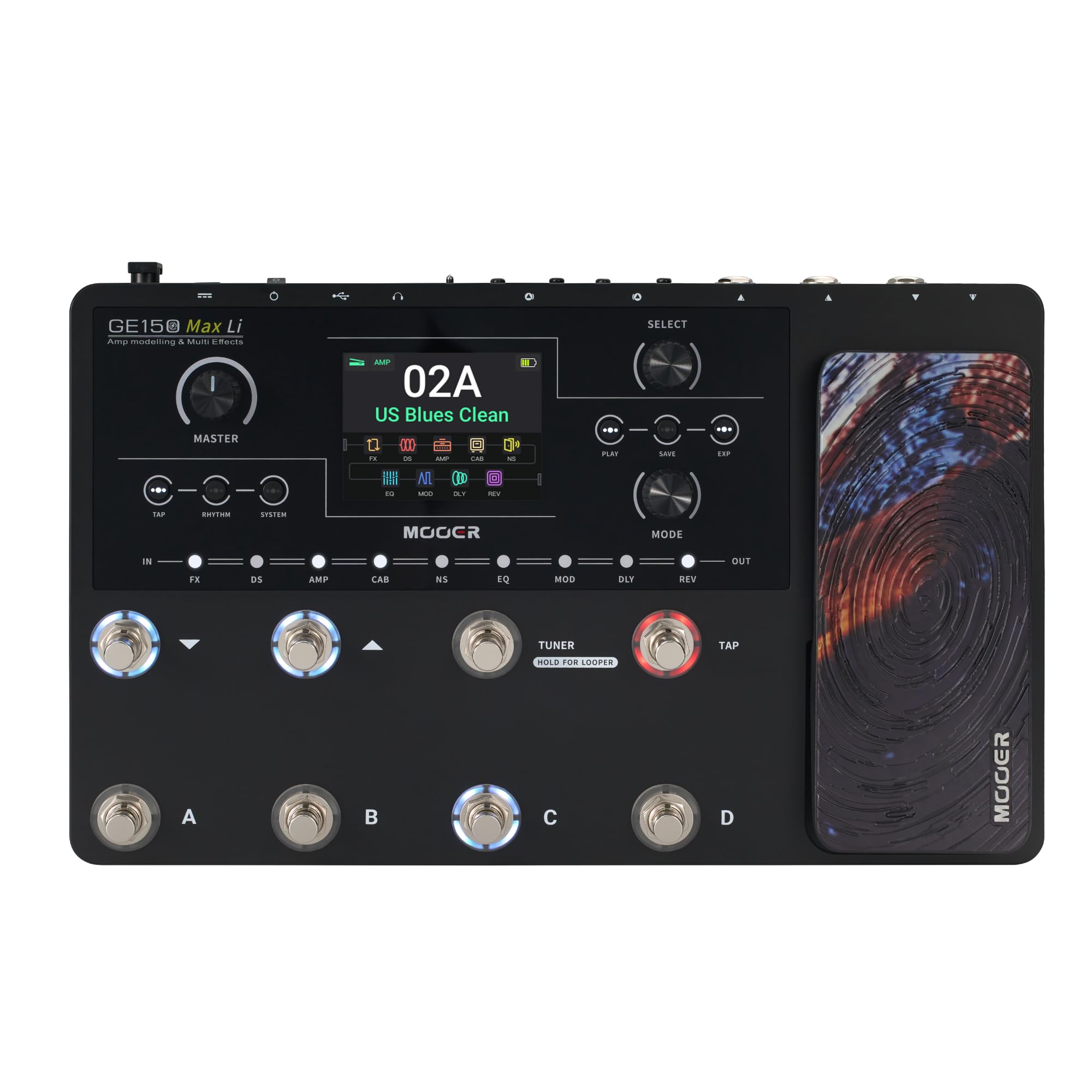 Amazon.com: MOOER GE150 Max Li Battery Powered Guitar Amp