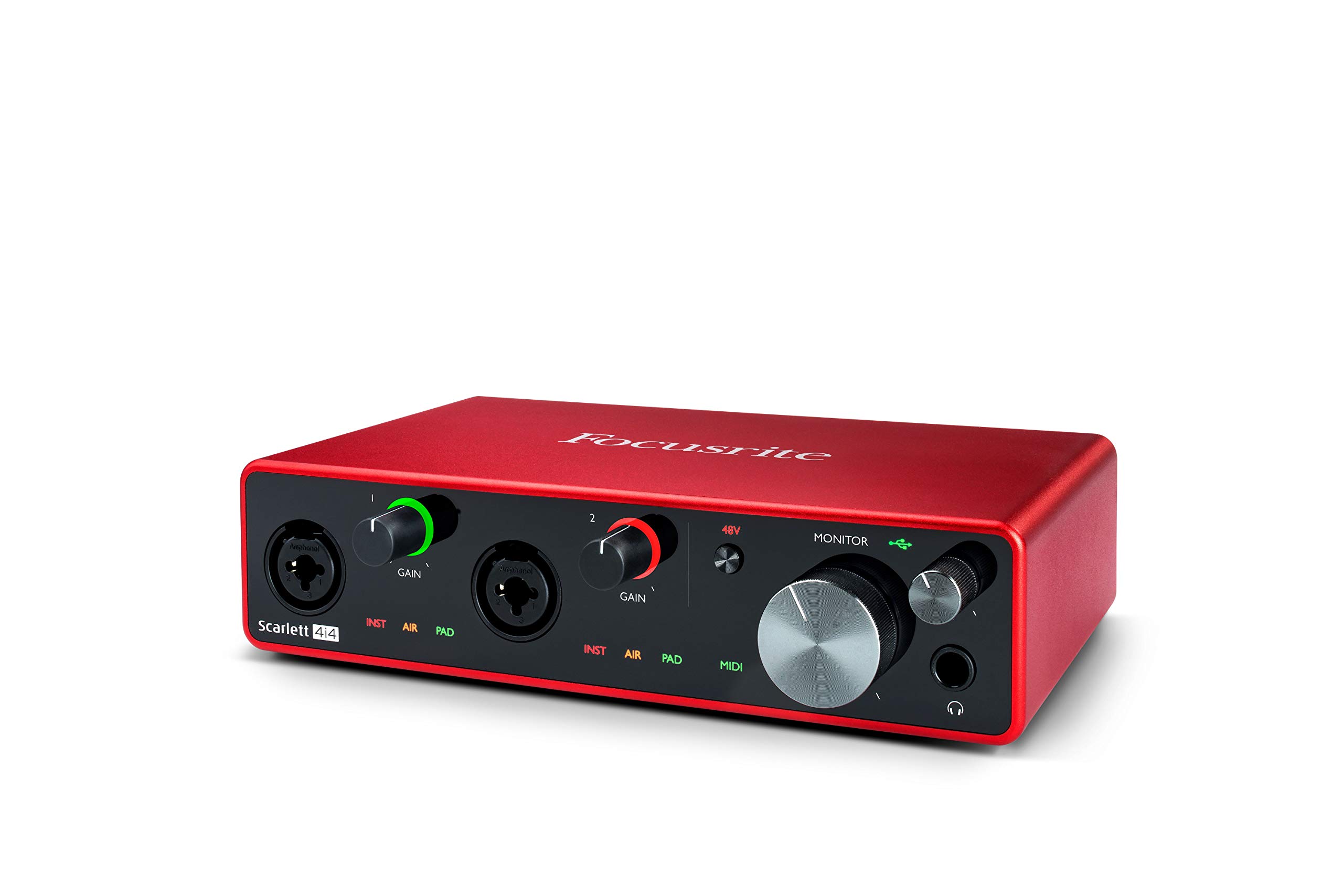 Amazon.com: Focusrite Scarlett 4i4 4x4 USB Audio Interface Full