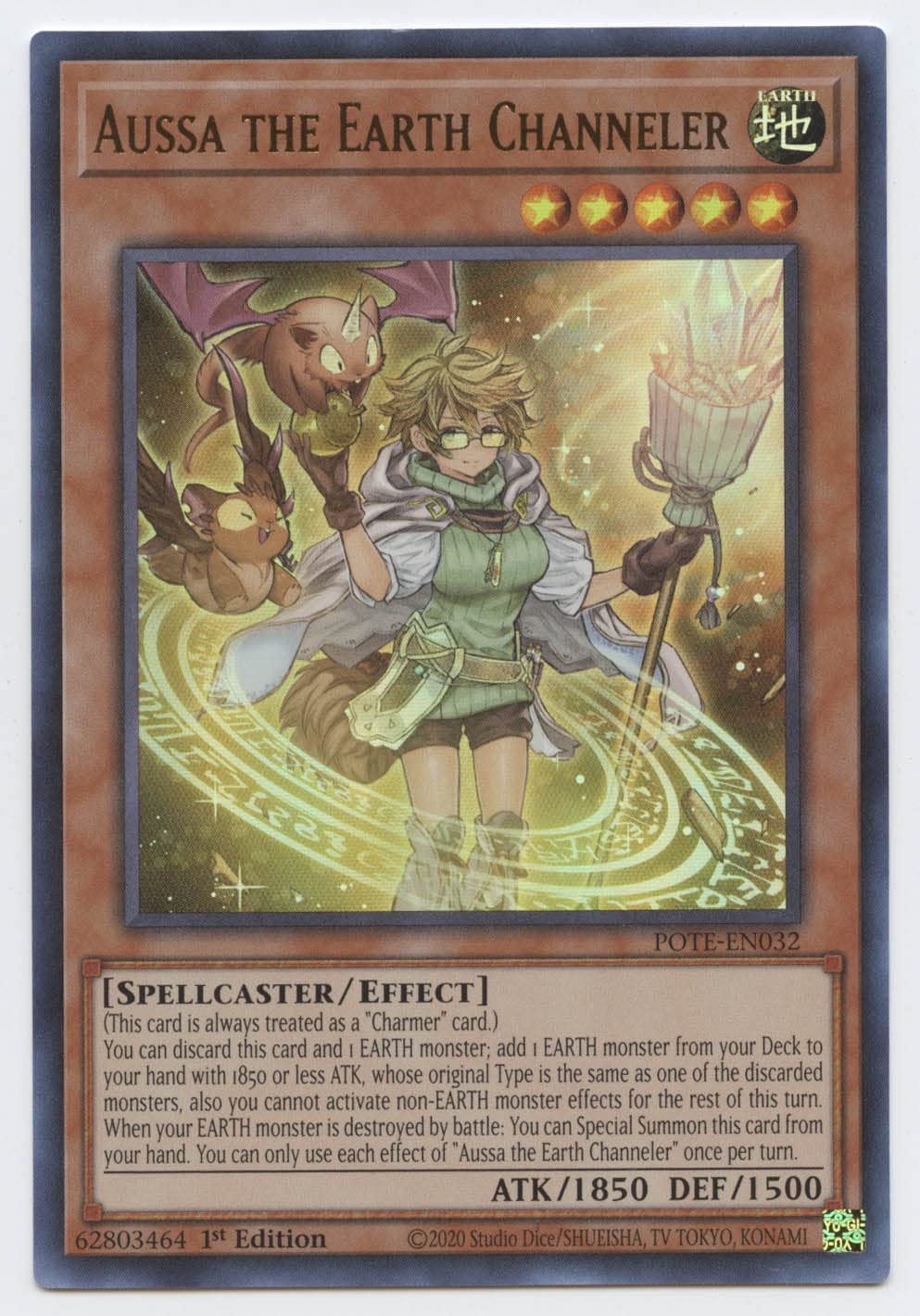 Amazon.com: Aussa The Earth Channeler - POTE-EN032 - Ultra Rare