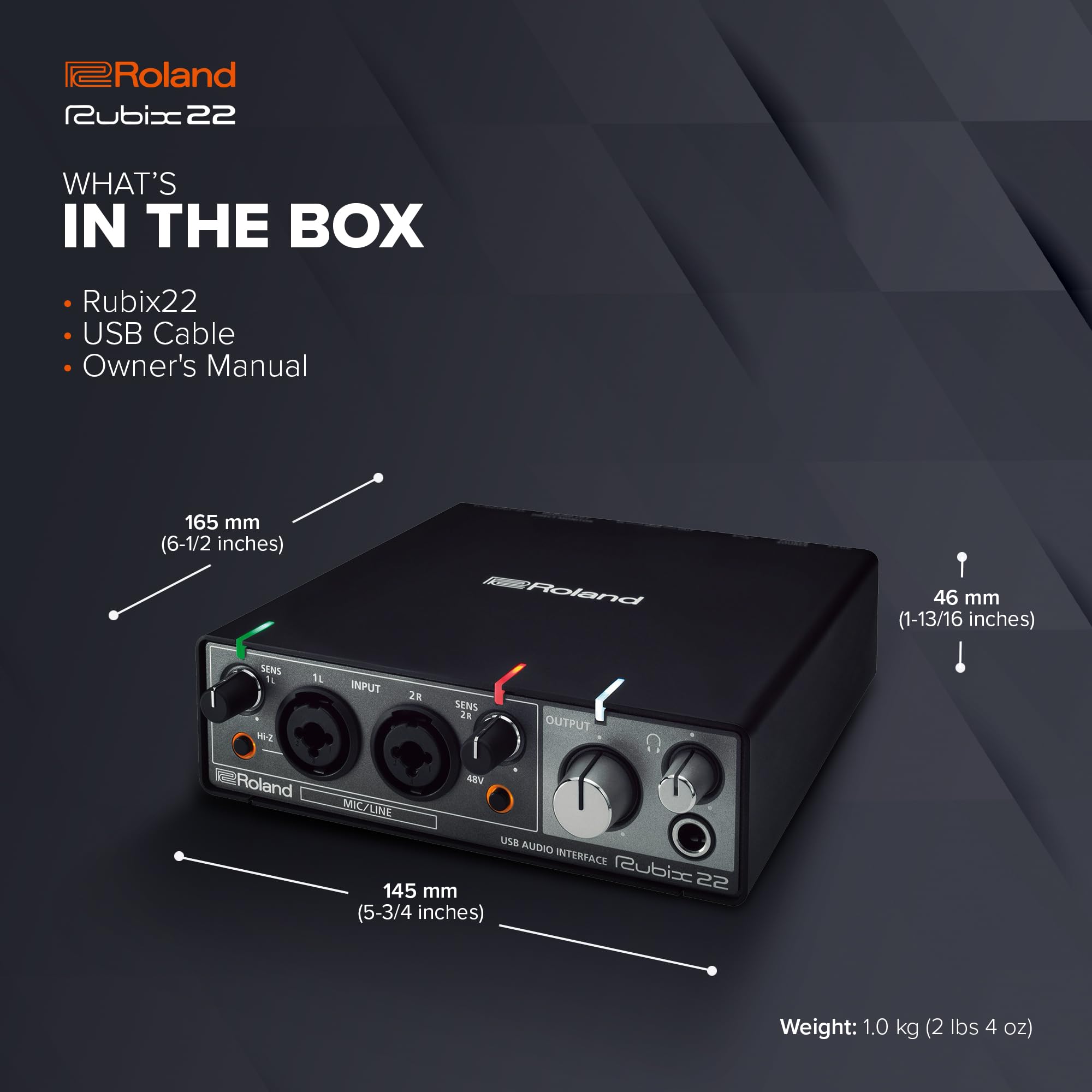 Amazon.co.jp: Roland rubix22 | 2 x 2 USBオーディオインターフェイス
