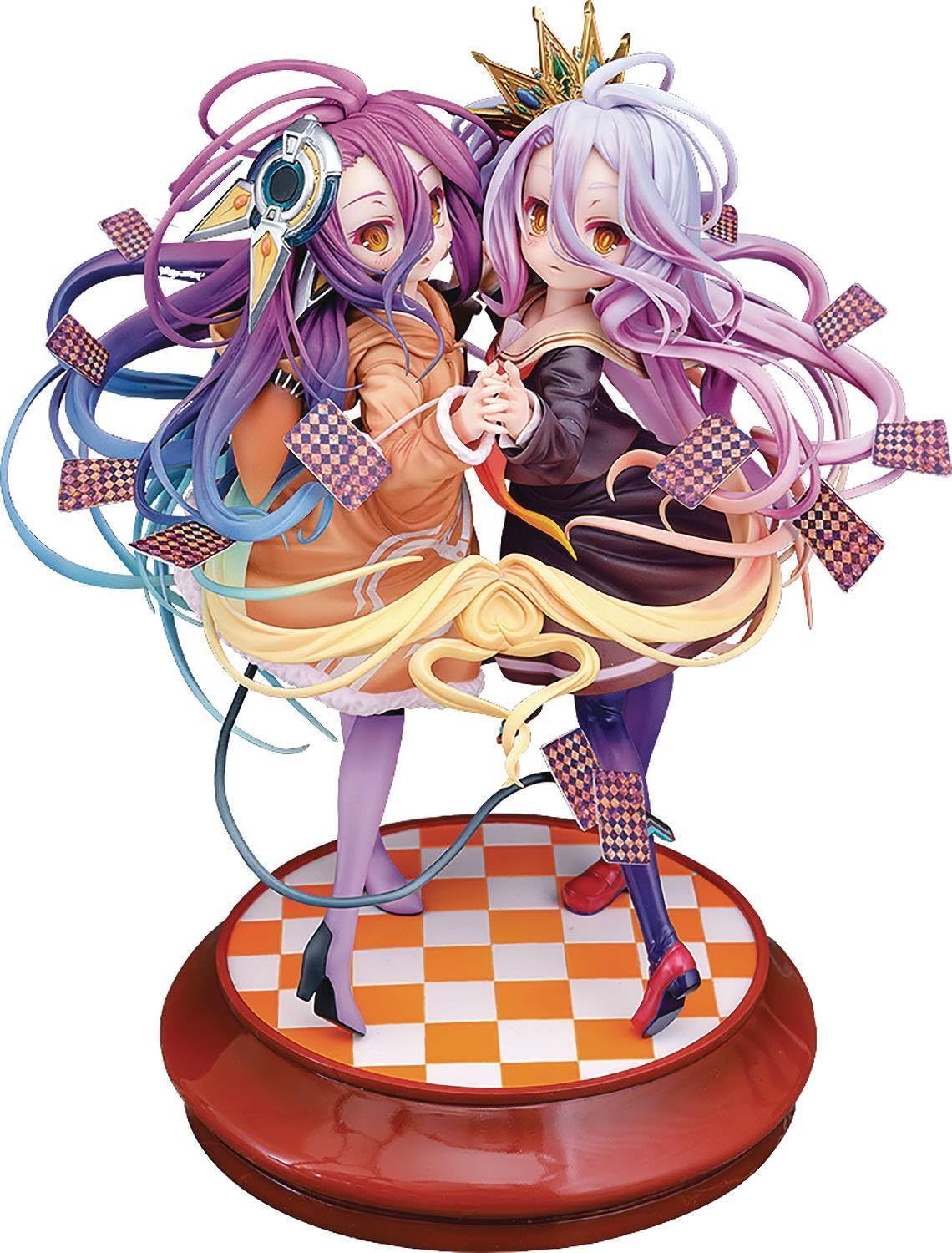 Amazon.co.jp: ノーゲーム ノーライフ ゼロ 白&シュヴィ 1/7スケール