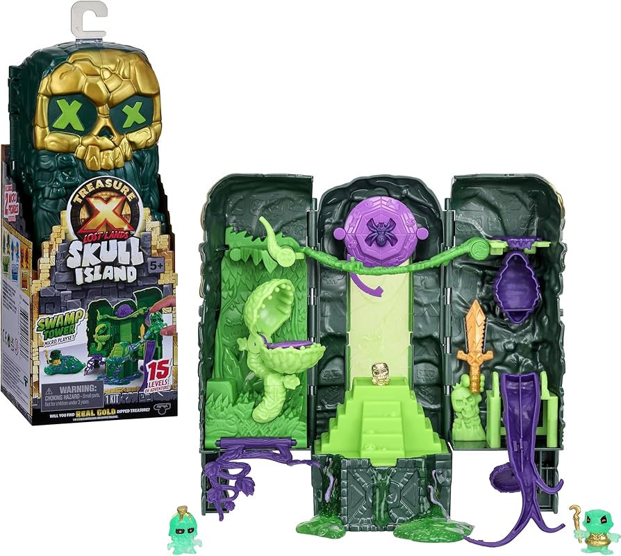 Amazon.co.jp: Treasure X Lost Lands スカルアイランドスワンプタワー