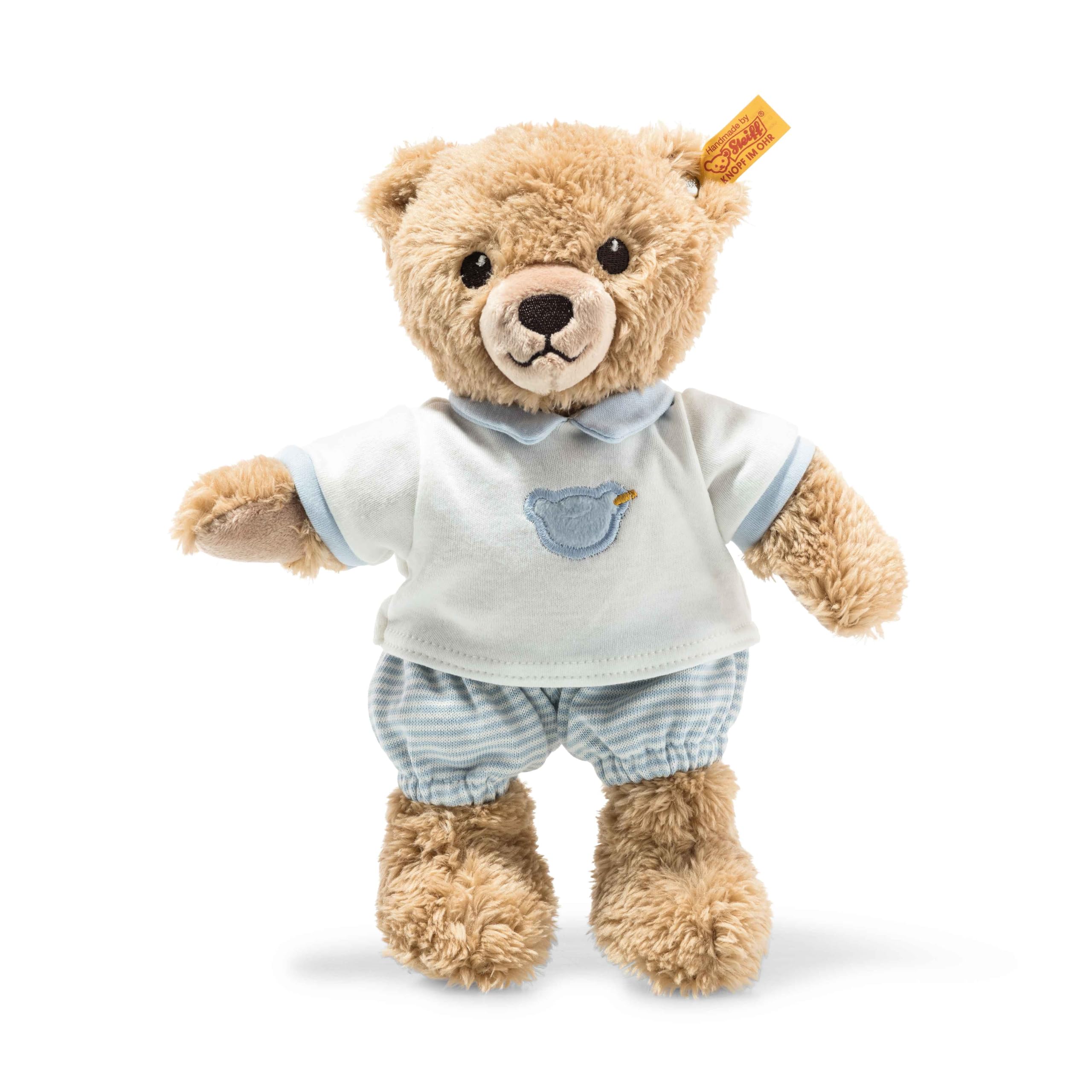 Amazon.co.jp: シュタイフ(steiff) おやすみクマちゃん ブルー 25cm